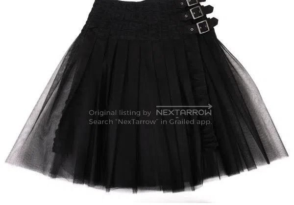 Junya Watanabe Junya Watanabe size XS Belted sheer wrap skirt Size 22" - 4 Thumbnail