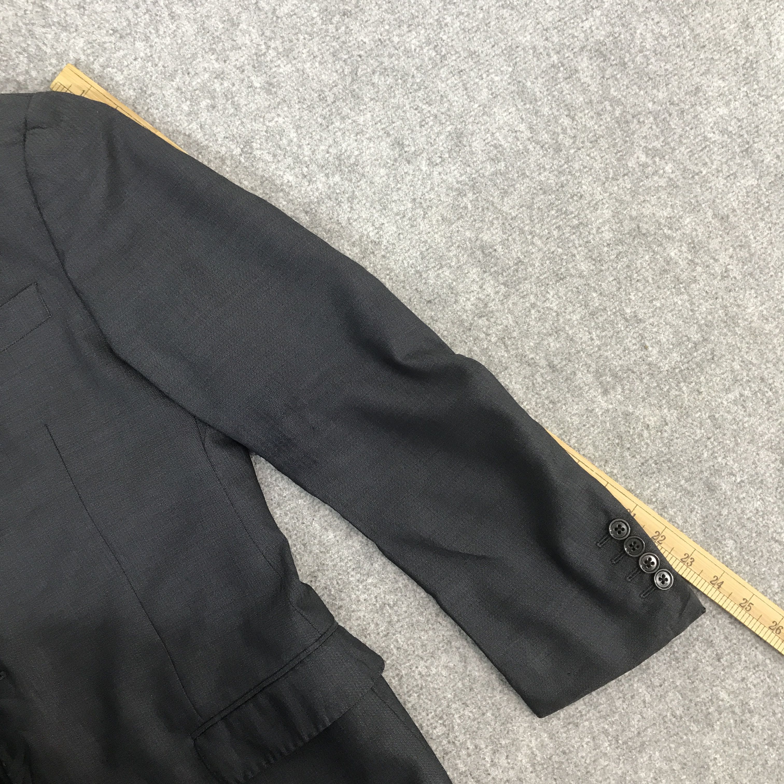 Giorgio Armani Giorgio Armani Blazer Balck Coat jacket Size US L / EU 52-54 / 3 - 6 Thumbnail