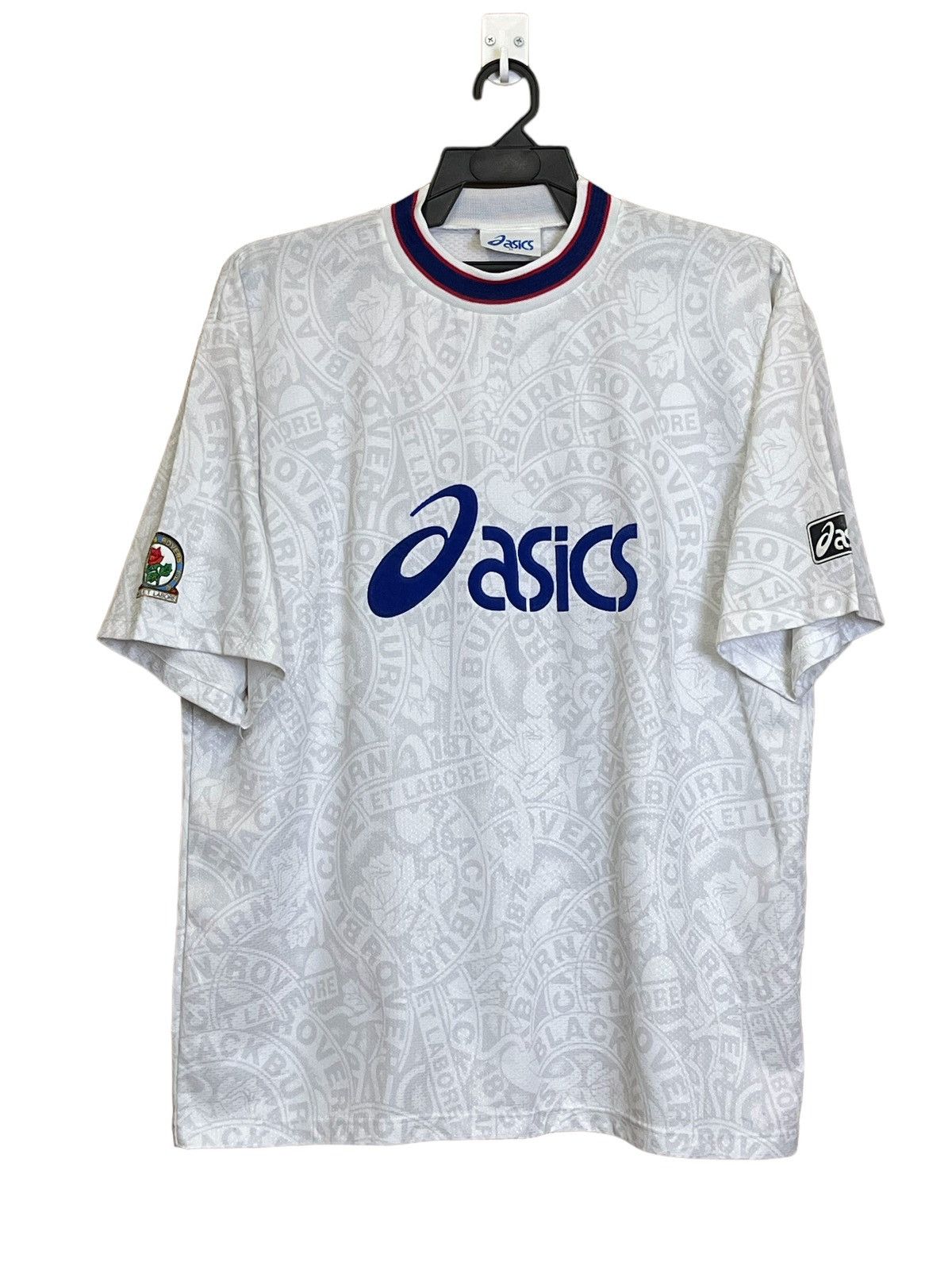 Asics VINTAGE 90s ASICS BLACKBURN ROVERS 94/95 TRAINING JERSEY Size US XL / EU 56 / 4 - 1 Thumbnail