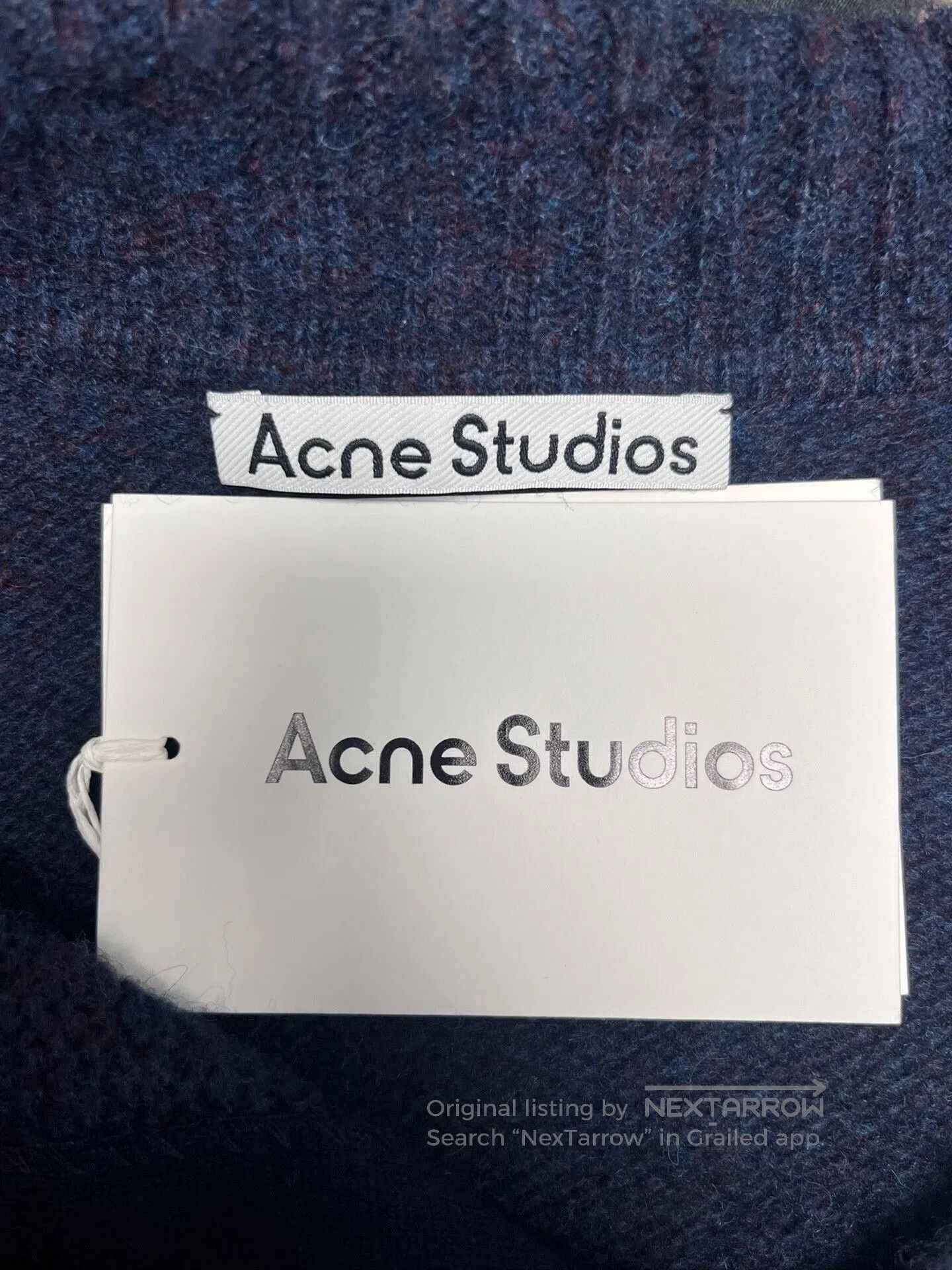 Acne Studios acne studios long sleeve sweater with embroidery. Size US L / EU 52-54 / 3 - 4 Thumbnail