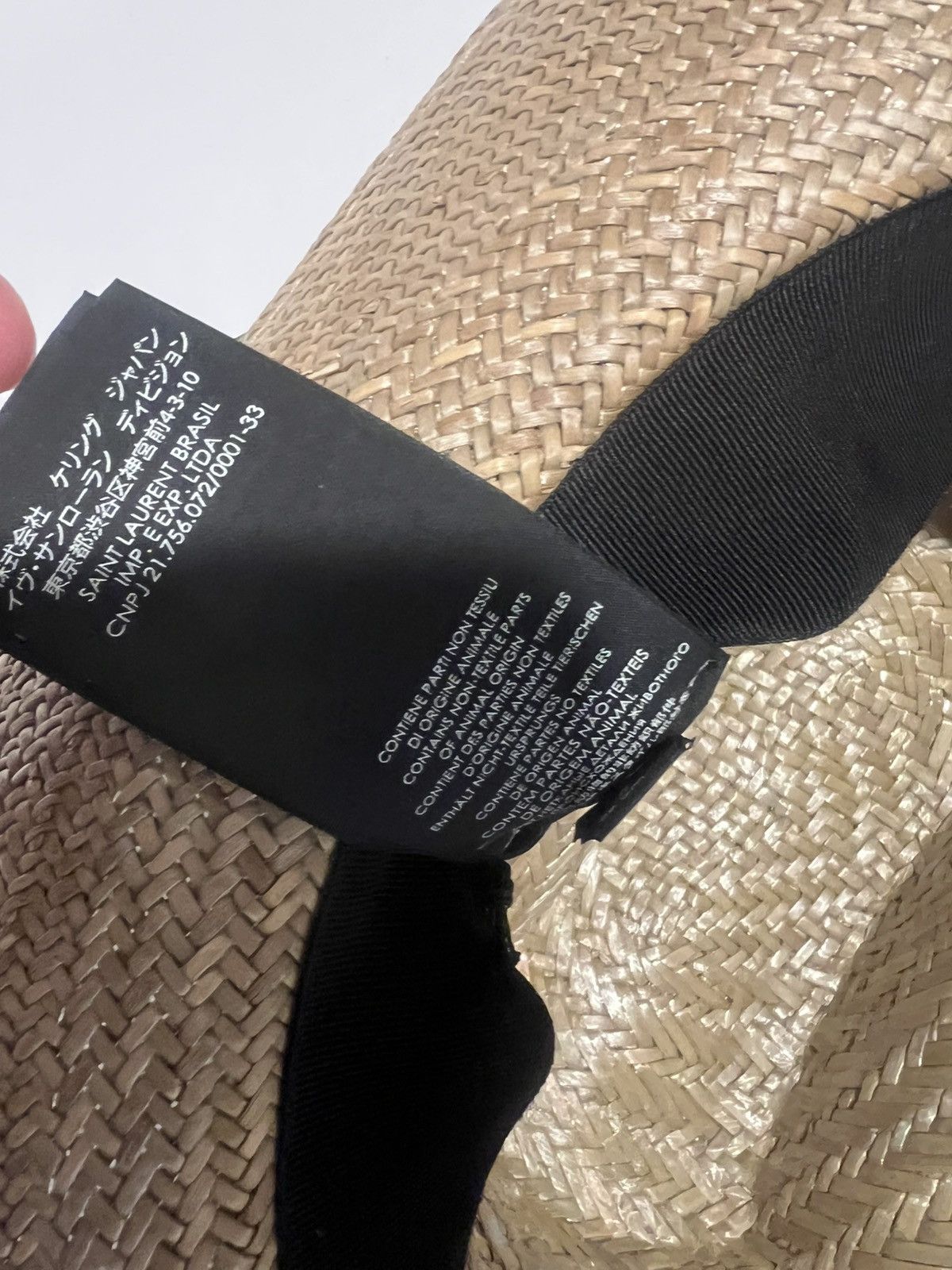 Saint Laurent Paris Saint Laurent straw hat. S. $895 Size ONE SIZE - 8 Thumbnail