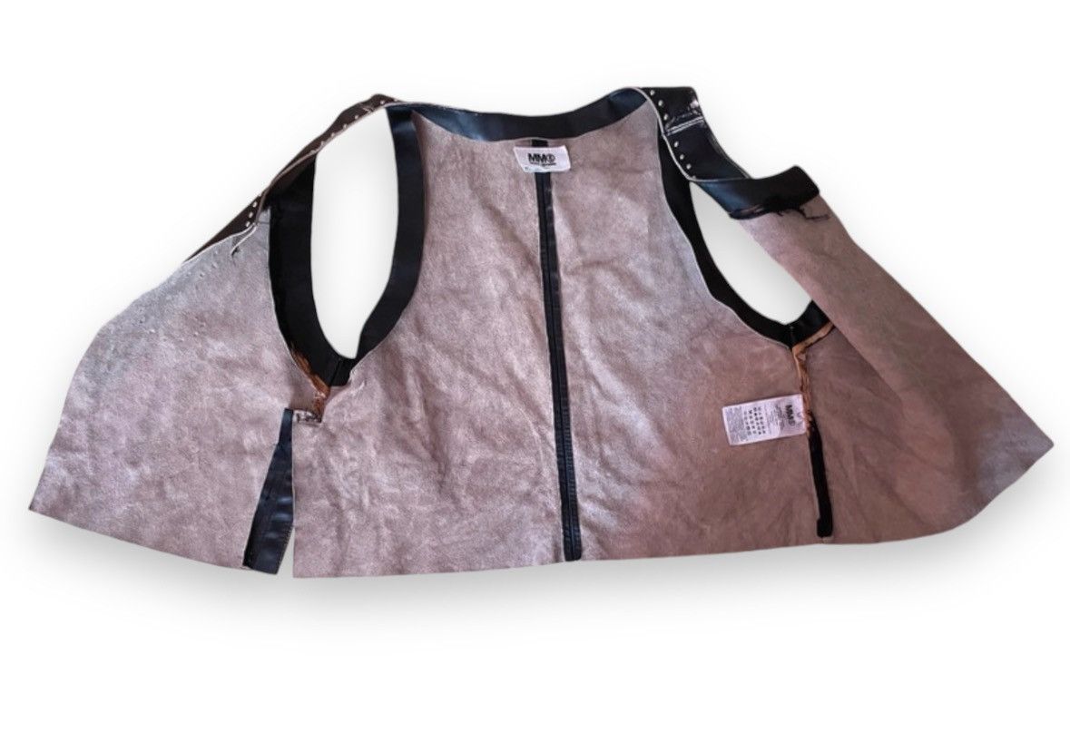 Maison Margiela Maison Margiela leather vest sex Size US L / EU 52-54 / 3 - 3 Thumbnail