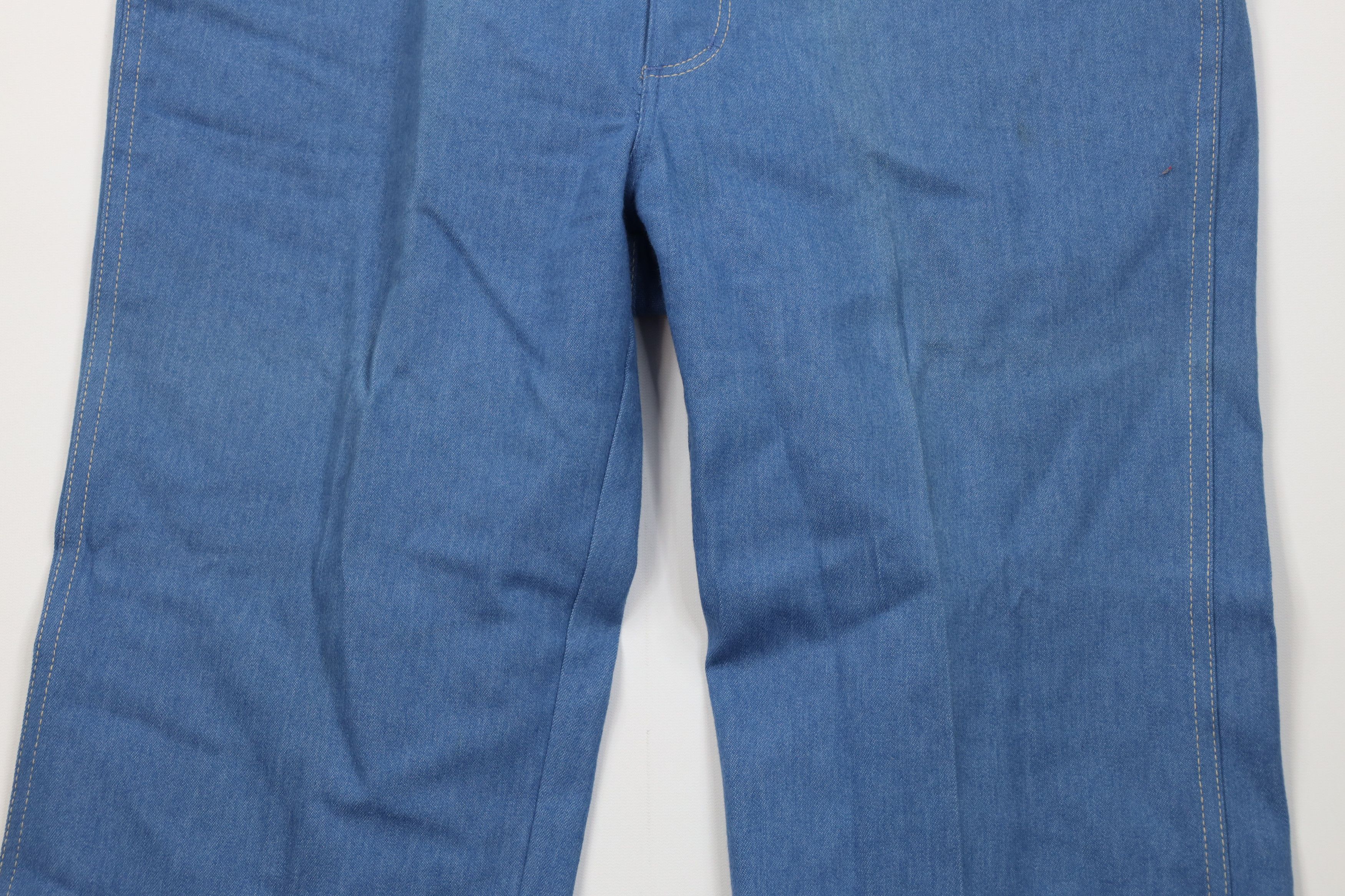Vintage Vintage 70s Streetwear Wide Leg Bell Bottoms Denim Jeans USA Size US 38 / EU 54 - 3 Thumbnail