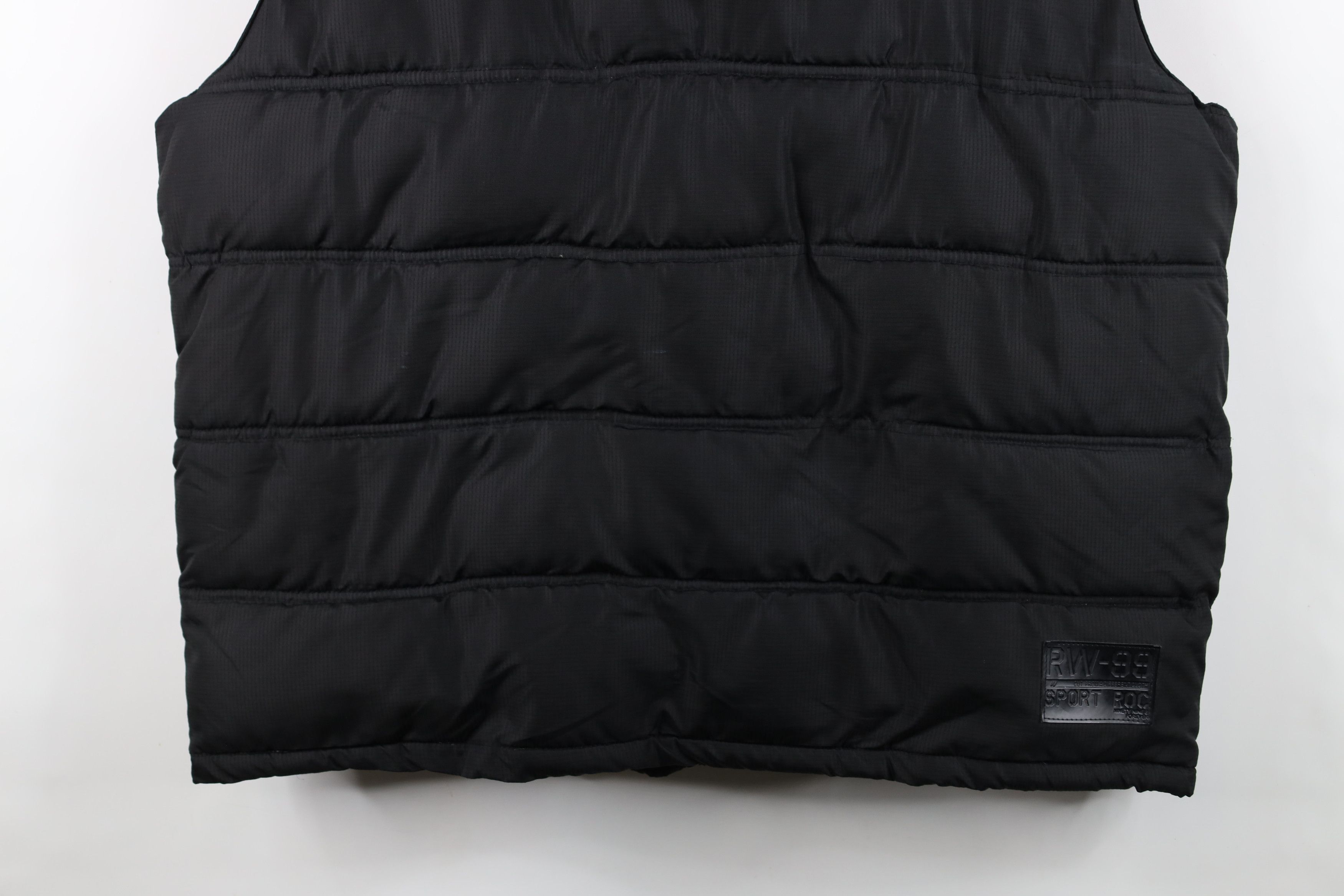 Rocawear Vintage Rocawear Full Zip Hooded Puffer Vest Jacket Black Size US XXL / EU 58 / 5 - 16 Thumbnail
