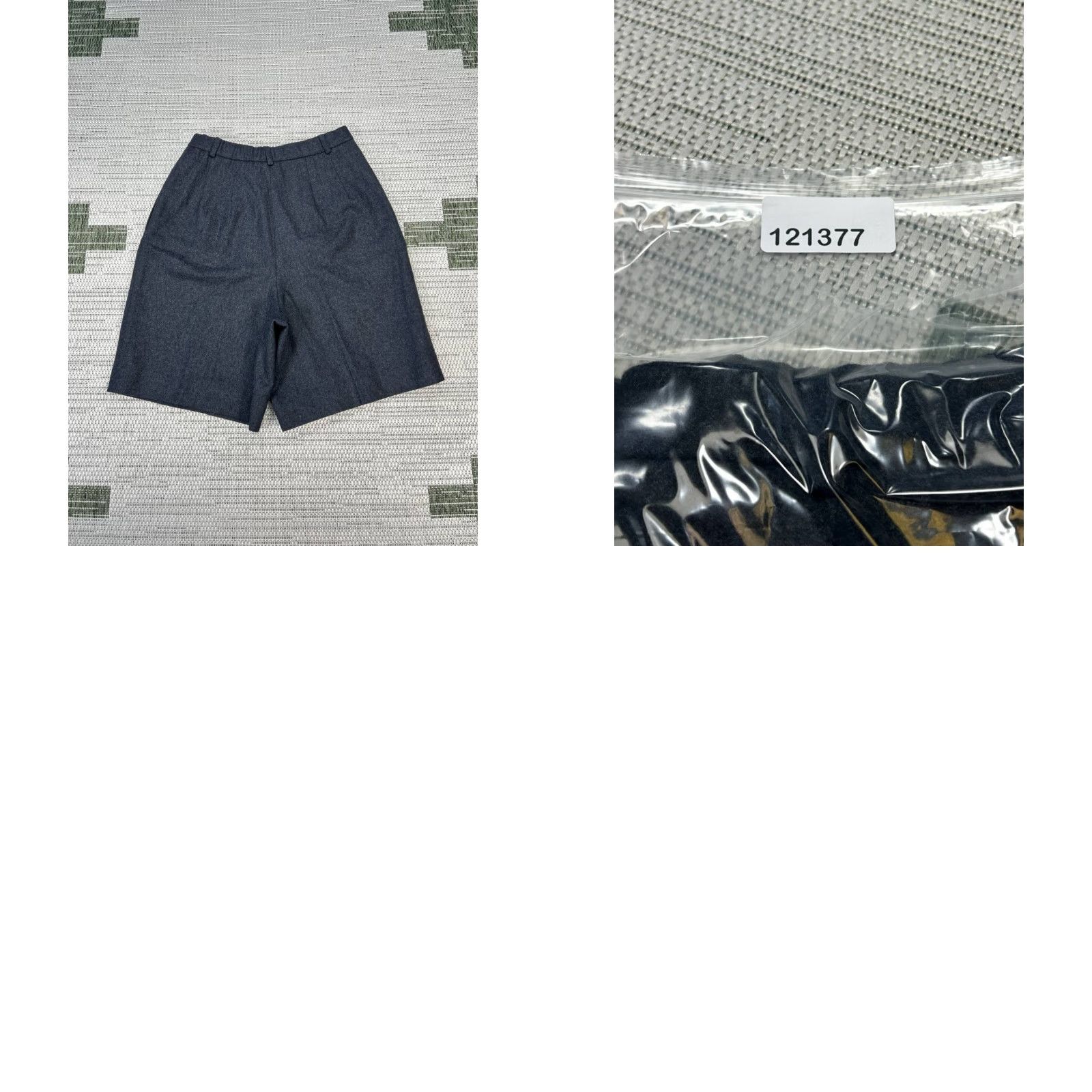 Pendleton Pendleton Chino Shorts Women 10 Gray Heathered Wool Classic Fit High Rise Casual Travel Size 26" / US 2 / IT 38 - 8 Thumbnail