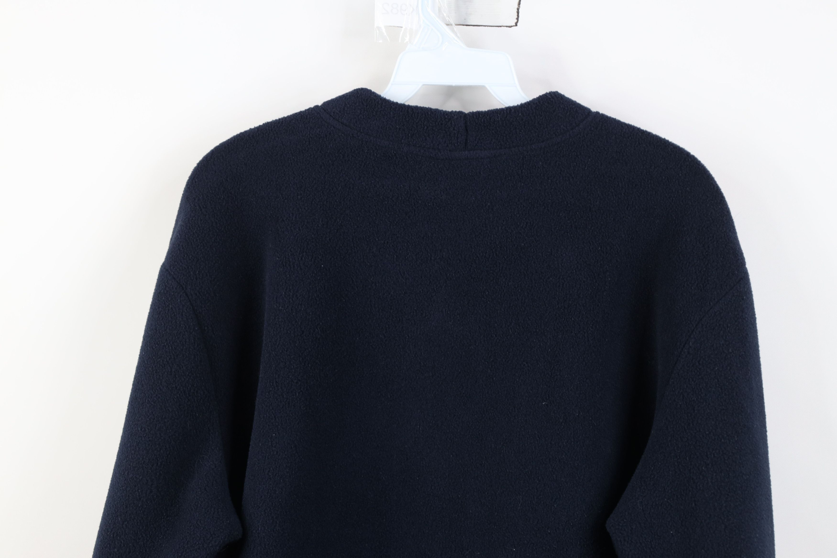 Vintage Vintage 90s Streetwear Thick Baggy Fleece Sweater Blue USA Size US L / EU 52-54 / 3 - 12 Thumbnail