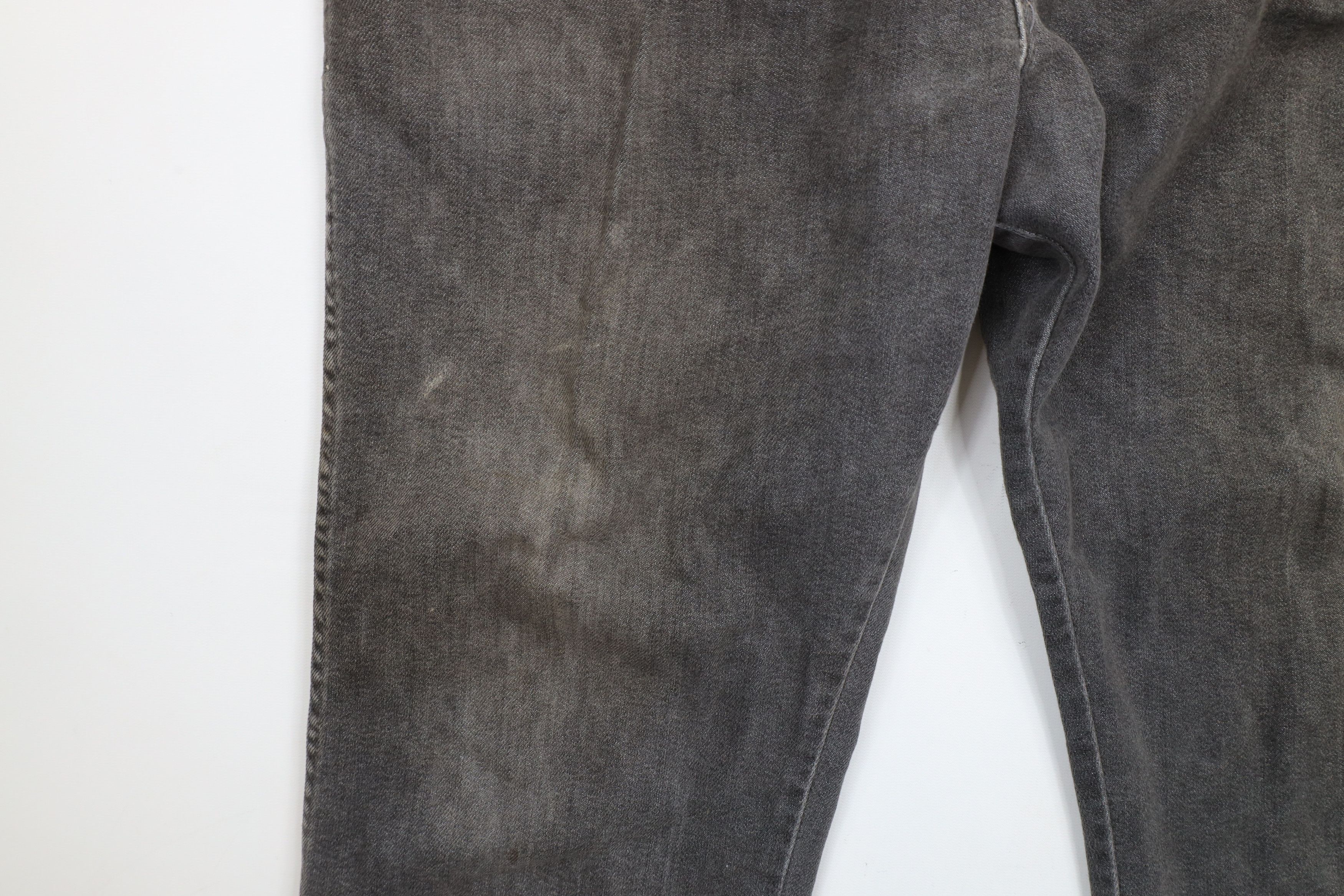 Vintage × Wrangler Vintage 80s 90s Wrangler Wide Leg Bootcut Denim Jeans Black Size US 40 / EU 56 - 6 Thumbnail
