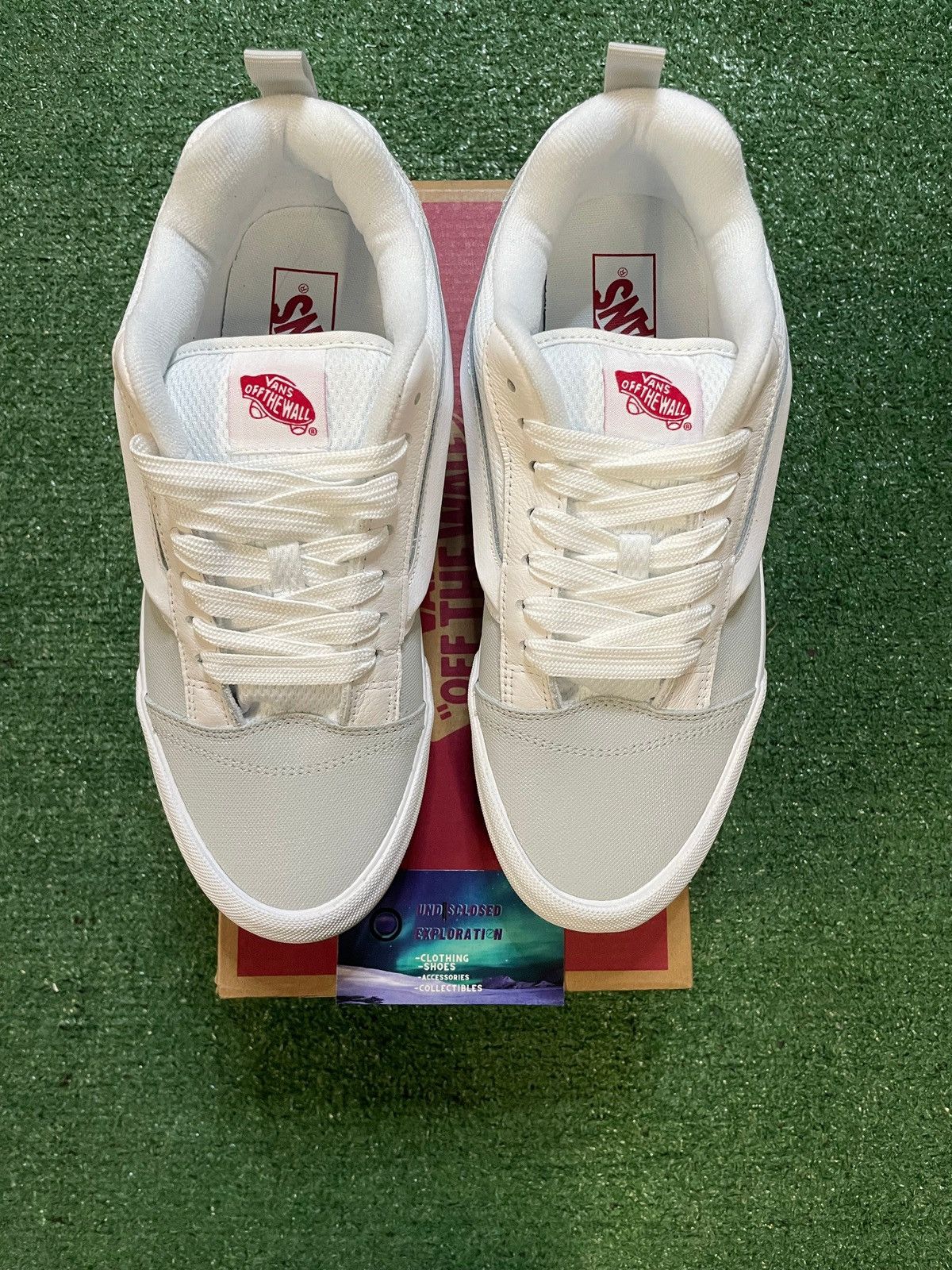 Vans Vans Knu Old Skool skate white/red Size US 10 / EU 43 - 2 Thumbnail