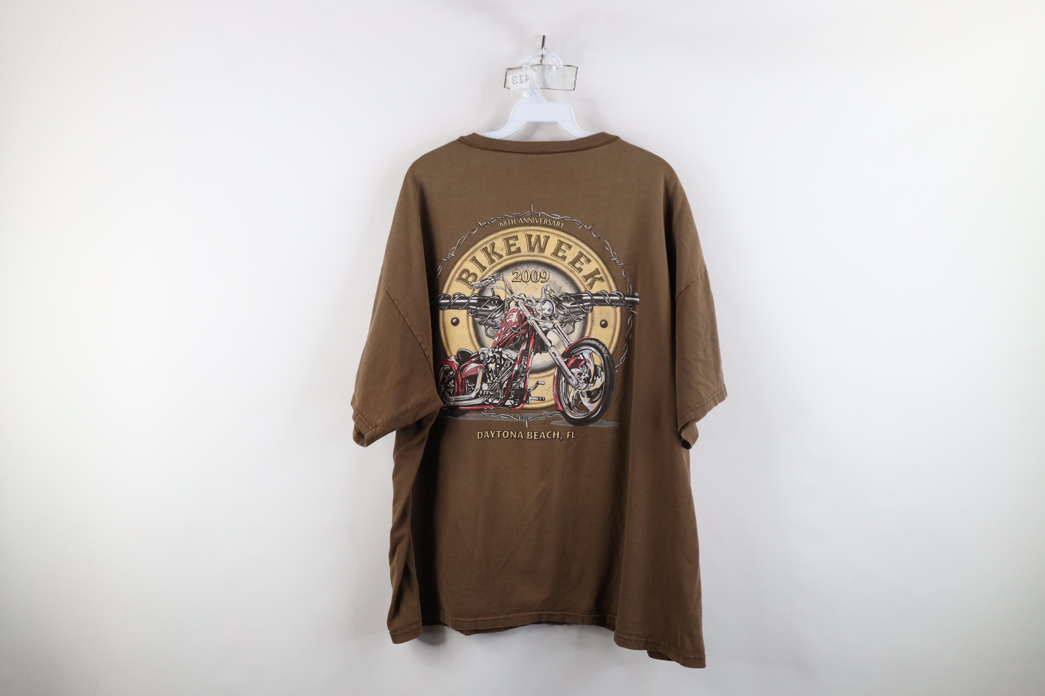 Vintage Vintage Y2K Daytona Bike Week Tribal Barbed Wire T-Shirt Size US XXL / EU 58 / 5 - 12 Thumbnail