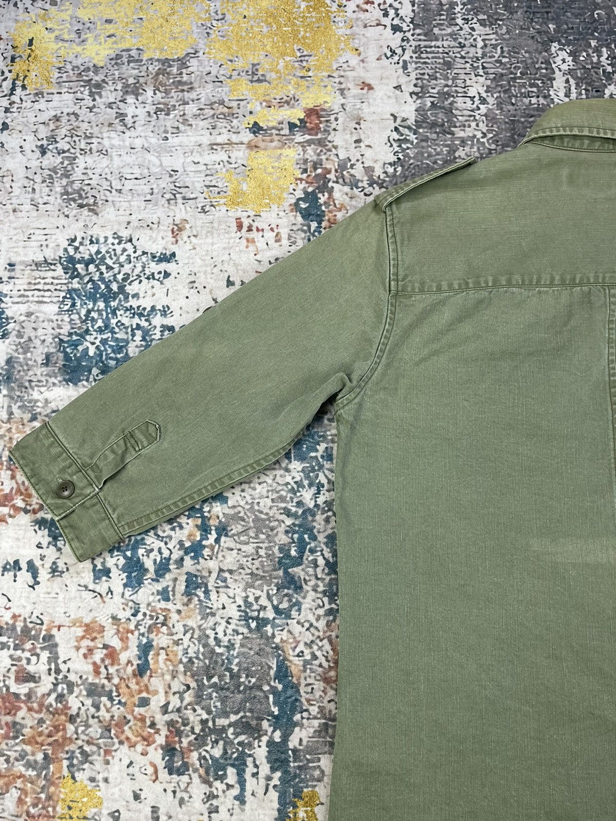 Vintage Magine Japan U.S Army Quarter Sleeve Workshirt Size US XS / EU 42 / 0 - 6 Thumbnail