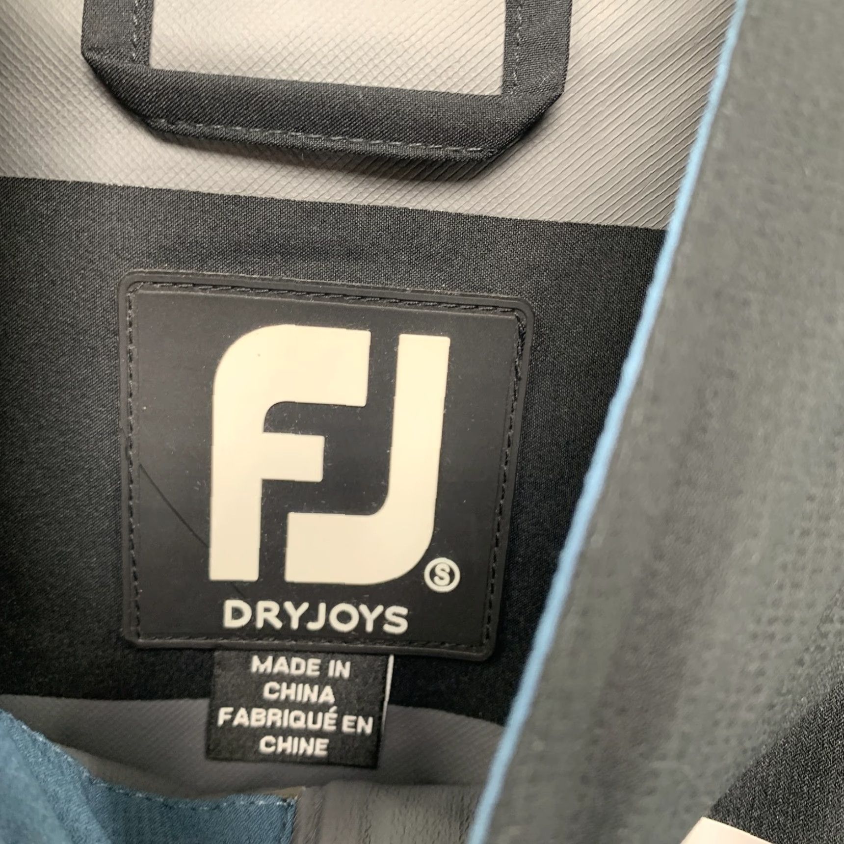 Footjoy FootJoy Hydrolite Rain Jacket Men Small Olympia Fields Black Blue Rain Proof Shirt Jacket? Size US S / EU 44-46 / 1 - 2 Thumbnail