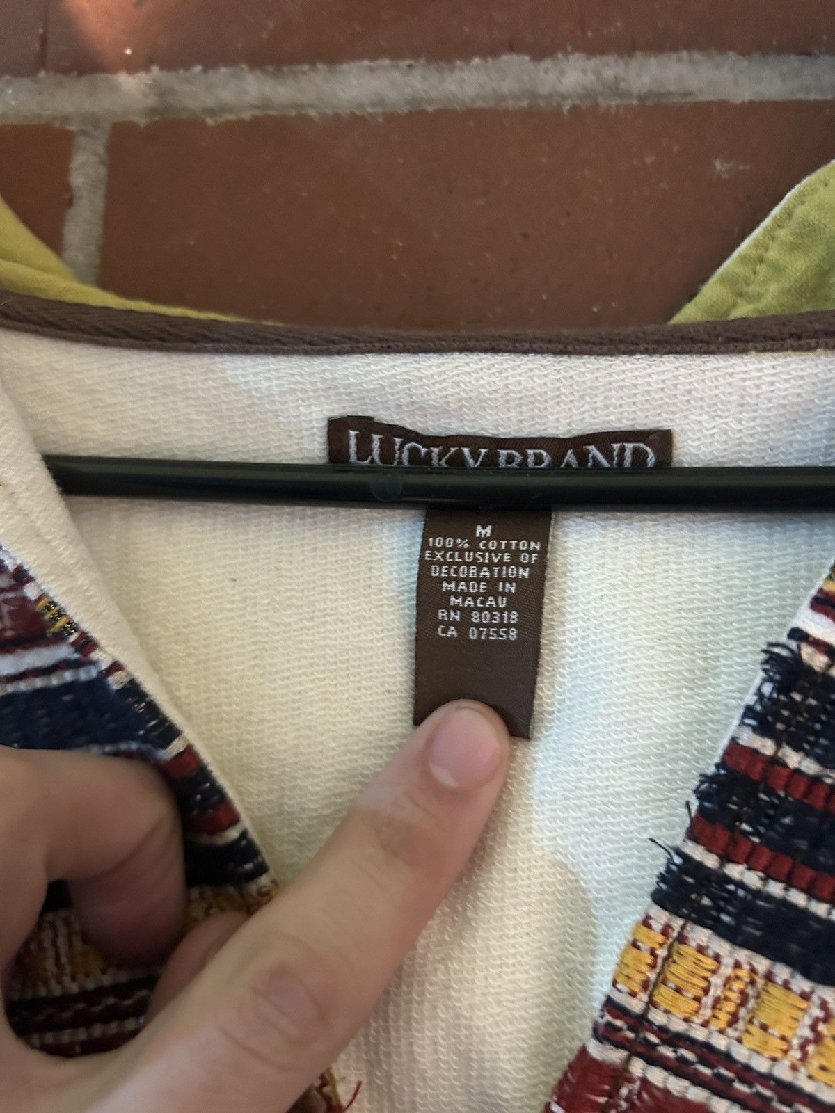 Lucky Brand × Vintage Vintage Lucky Brand Hoodie Size M / US 6-8 / IT 42-44 - 3 Thumbnail