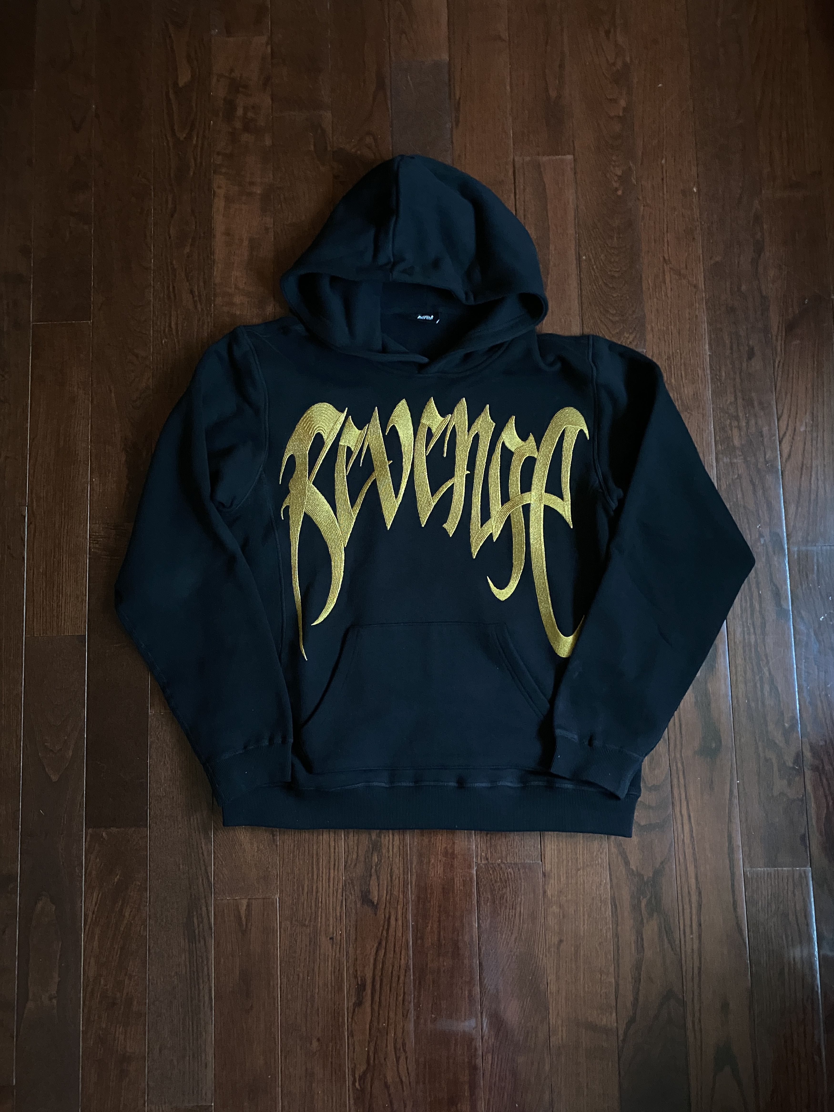 Revenge Gold Embroidered Hoodie Size US S / EU 44-46 / 1 - 1 Thumbnail