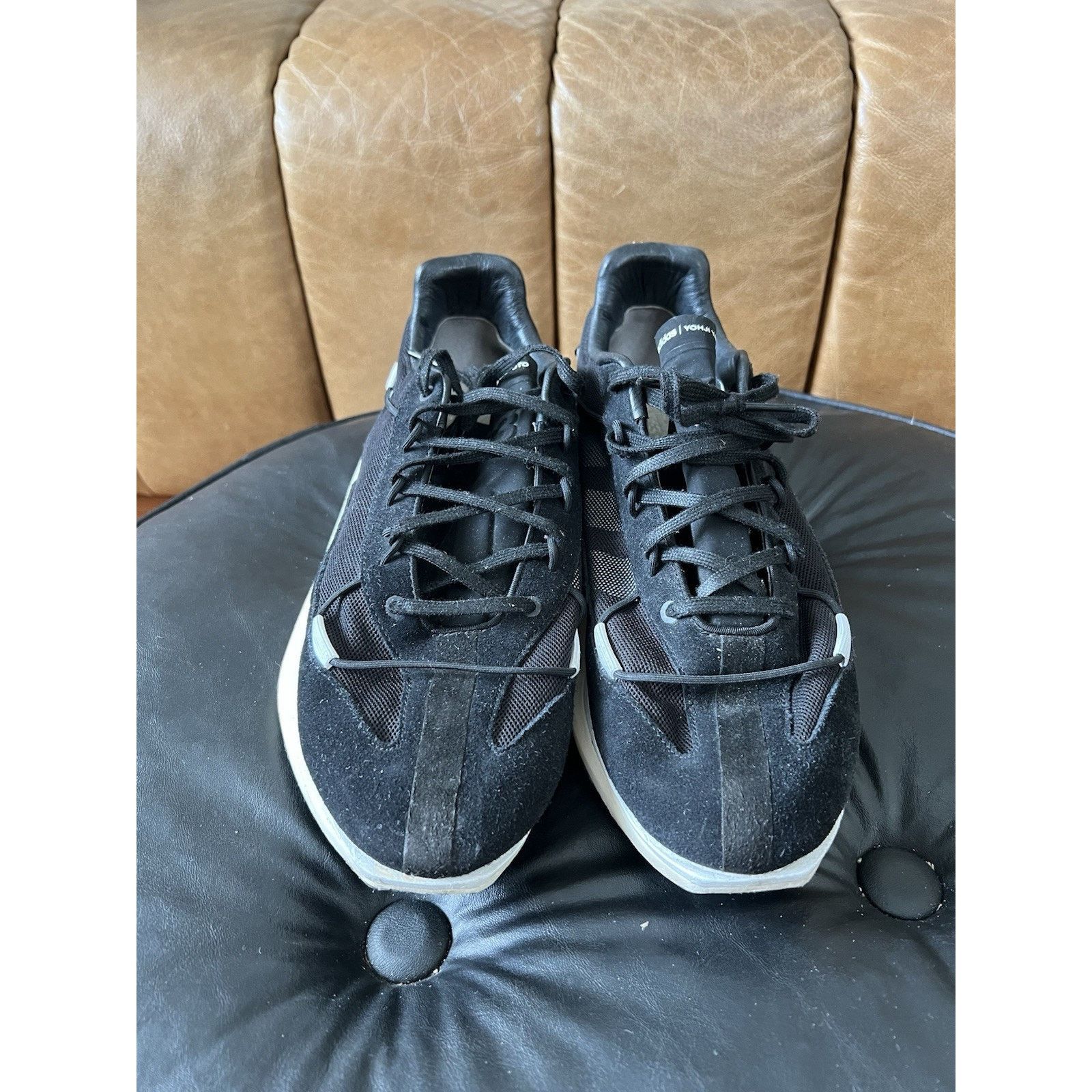 Adidas Size 12 - adidas Y-3 Shiku Run Black Size US 12 / EU 45 - 3 Thumbnail
