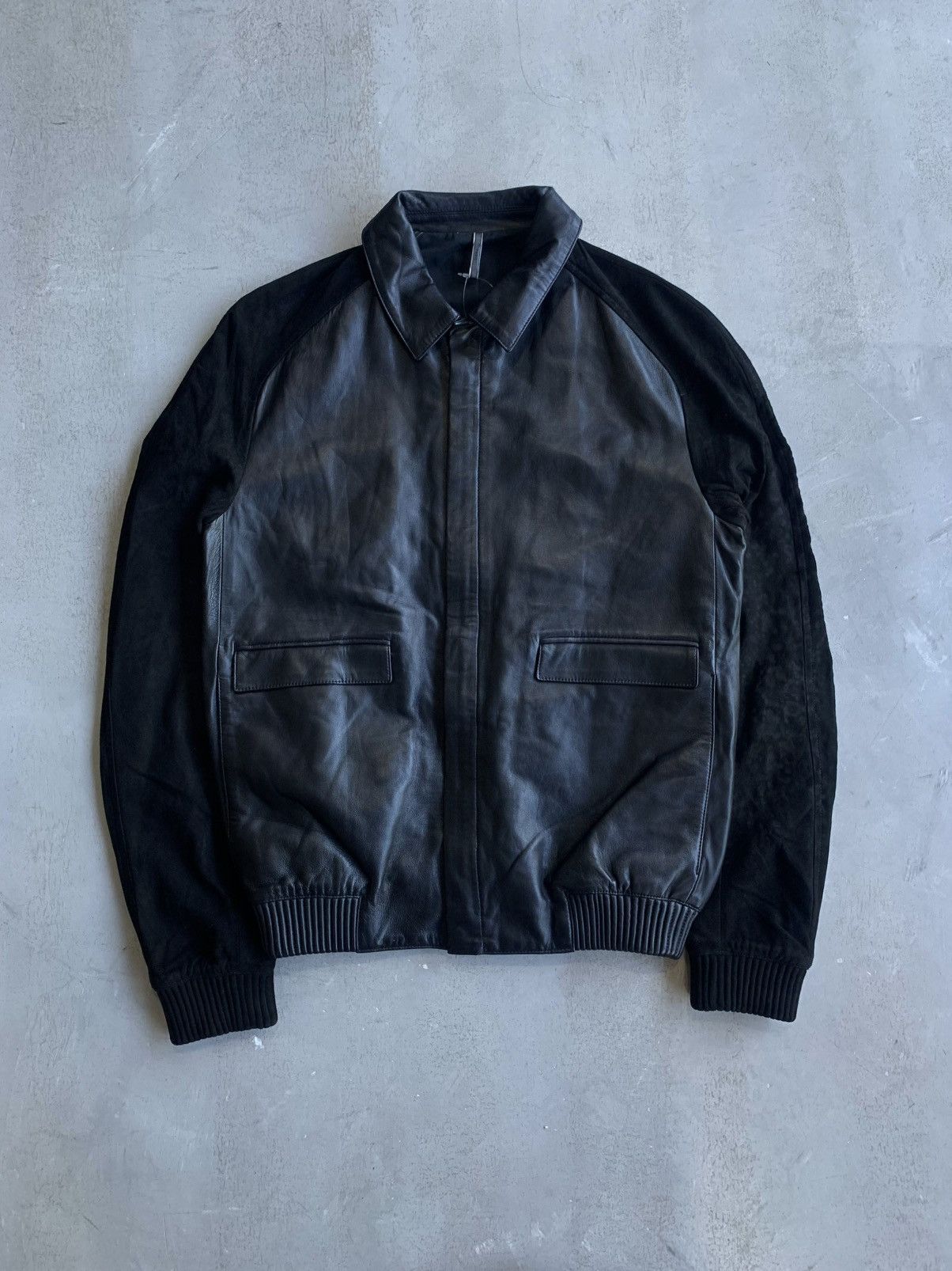 Dior Dior Homme - Leather Suede Zip Jacket Size US S / EU 44-46 / 1 - 1 Thumbnail