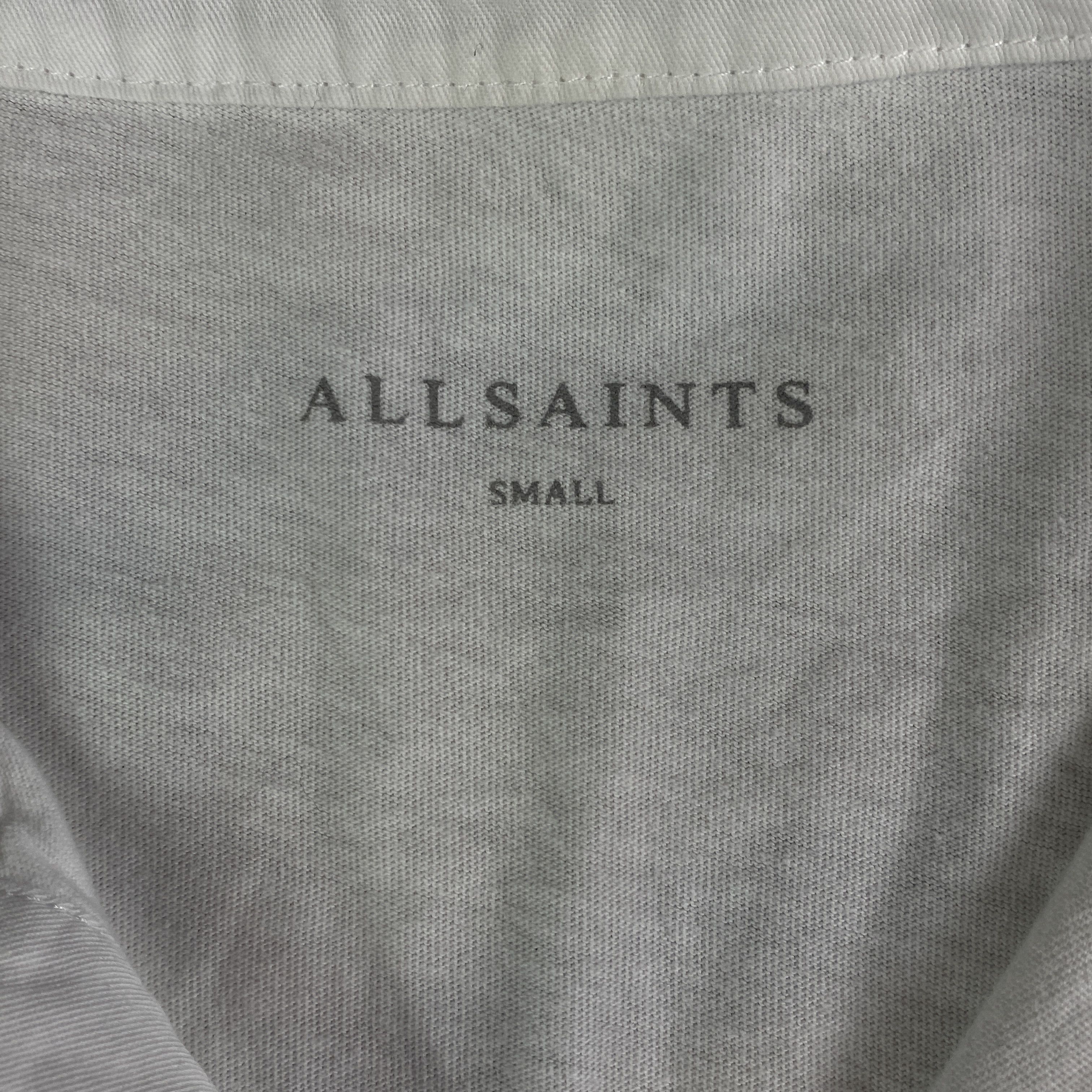 Allsaints Men’s Polo Long Sleeve Sweatshirt Allsaints Size S White Size US S / EU 44-46 / 1 - 4 Thumbnail