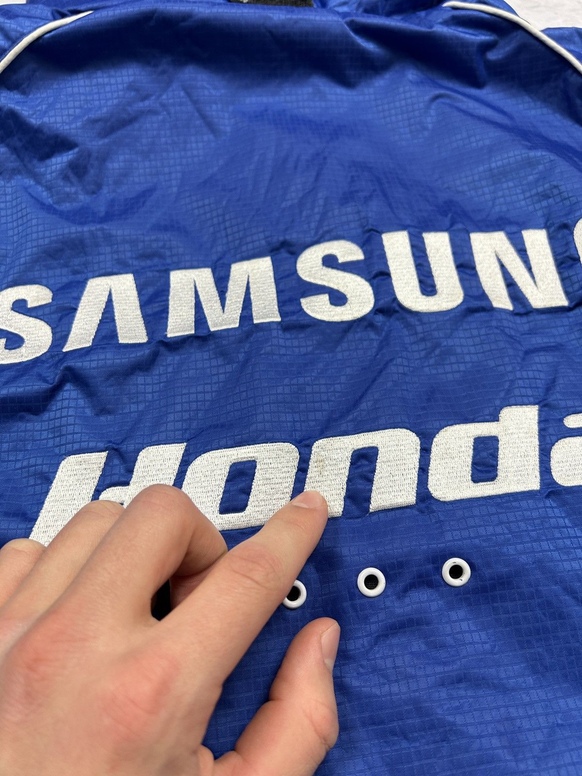Honda × NASCAR 🔥Y2K RACE VINTAGE HONDA SAMSUNG RACING MOTO JACKET 00-90s🔥 Size US M / EU 48-50 / 2 - 15 Thumbnail