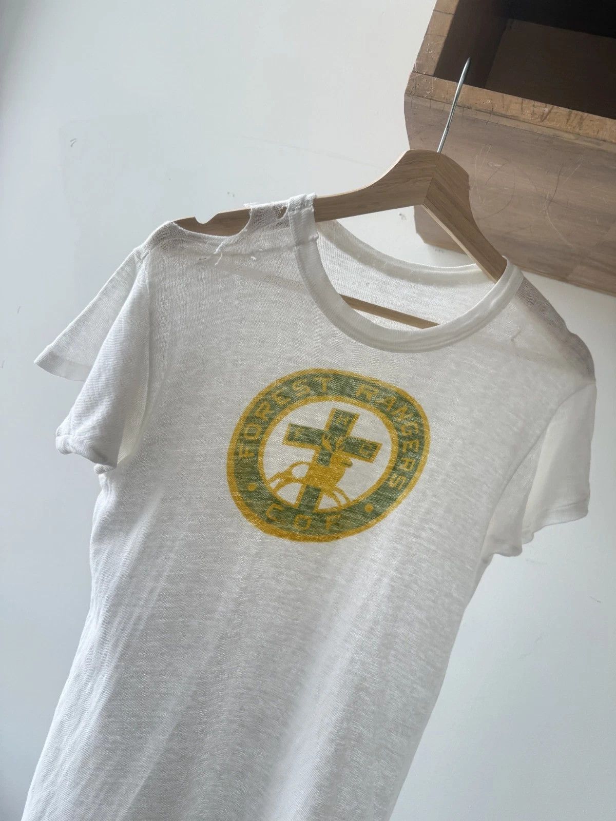 Vintage 1940's-50's True Vintage thrashed forest rangers t-shirt Size US M / EU 48-50 / 2 - 2 Thumbnail