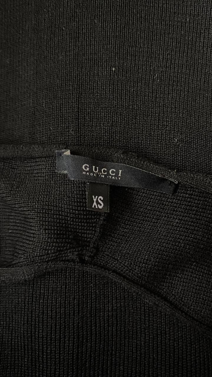 Gucci GUCCI Tom Ford FW 2002 Open Chest and Back Wool Top Sweater Size XS / US 0-2 / IT 36-38 - 3 Thumbnail
