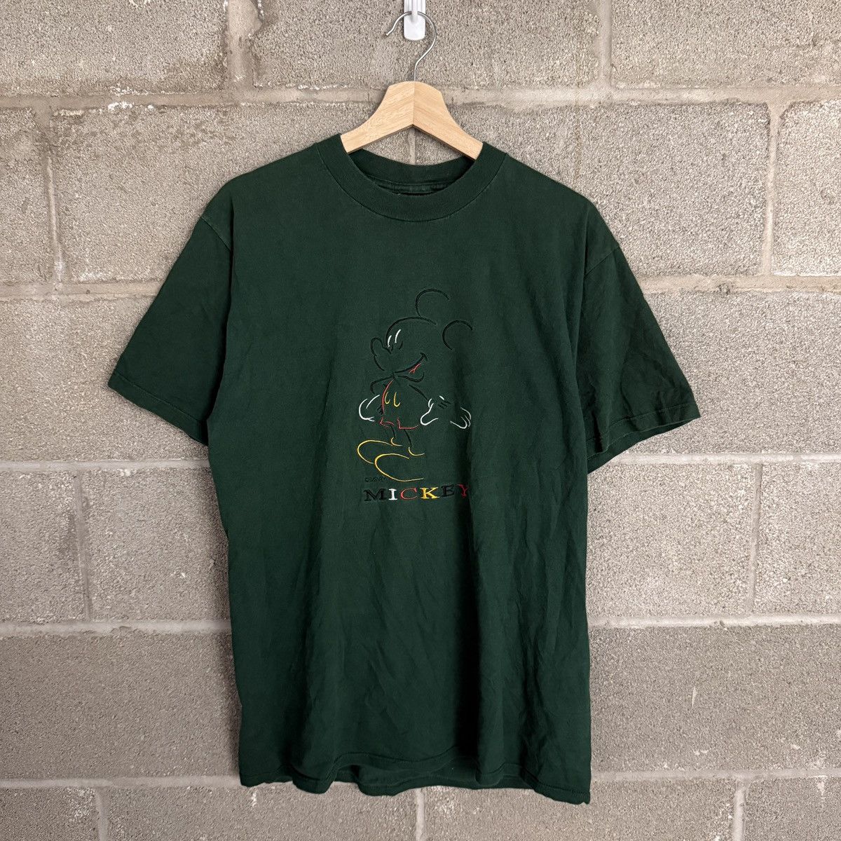 Mickey Unlimited Vintage Mickey Unlimited Embroidered Green Tee Mens Large Size US L / EU 52-54 / 3 - 1 Thumbnail