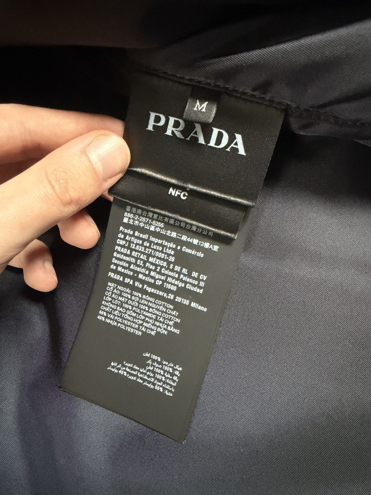 Prada prada aw24 runway white dirty canvas distressed jacket coat Size US M / EU 48-50 / 2 - 8 Thumbnail