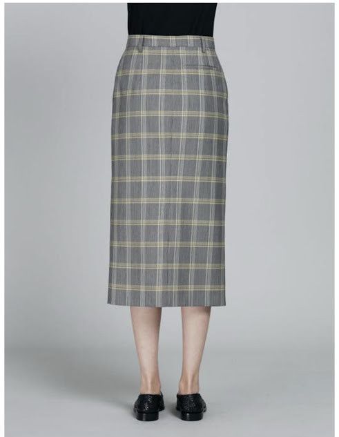 Marni oc11z0525 Checked Tech Wool Skirt in Multicolor Size 27" / US 4 / IT 40 - 3 Thumbnail
