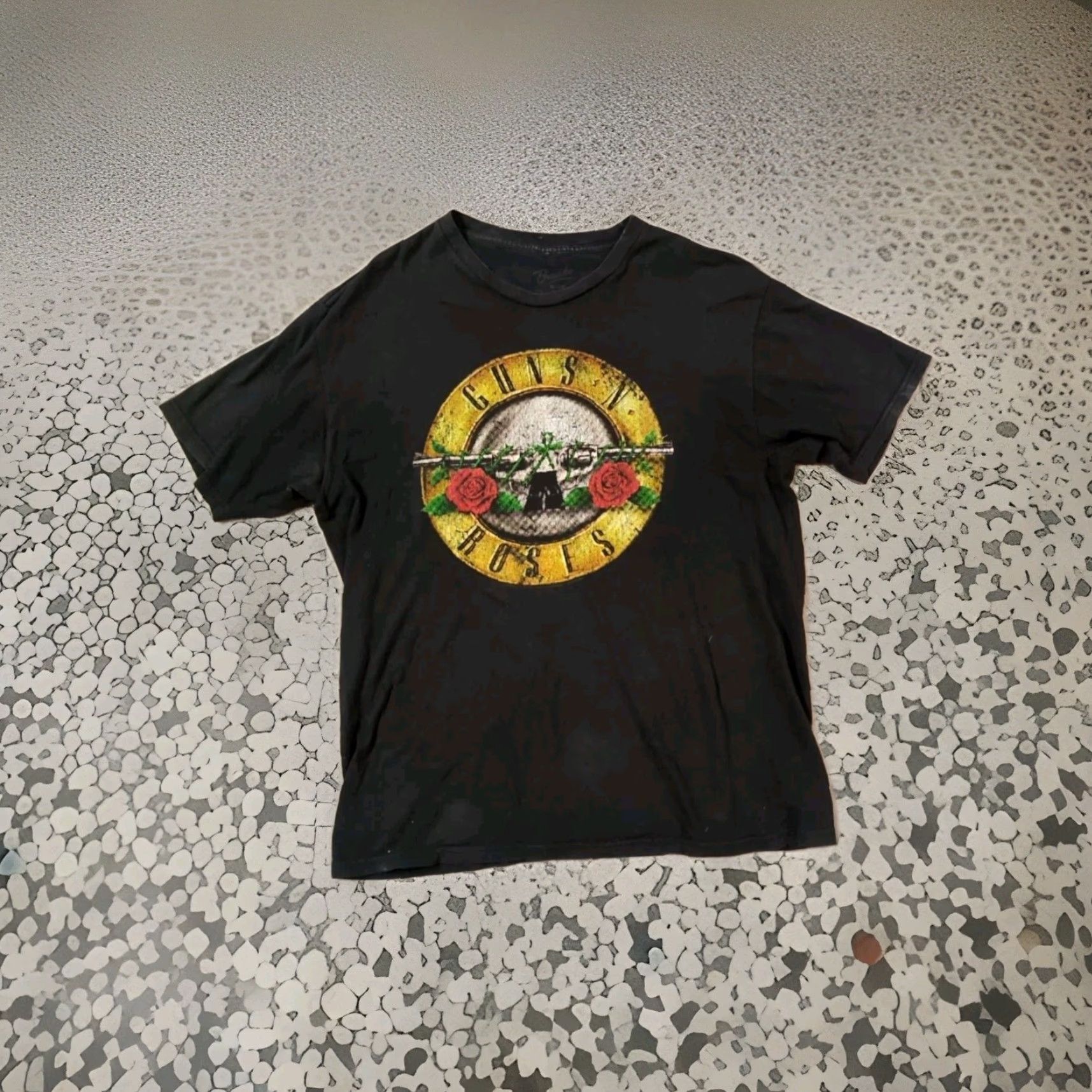 Bravado VINTAGE Guns N Roses T-Shirt Bravado Men Large Black Crew Neck Graphic Print Concert 2000s 80s Rock Logo SLASH AXEL ROSE Size US L / EU 52-54 / 3 - 3 Thumbnail