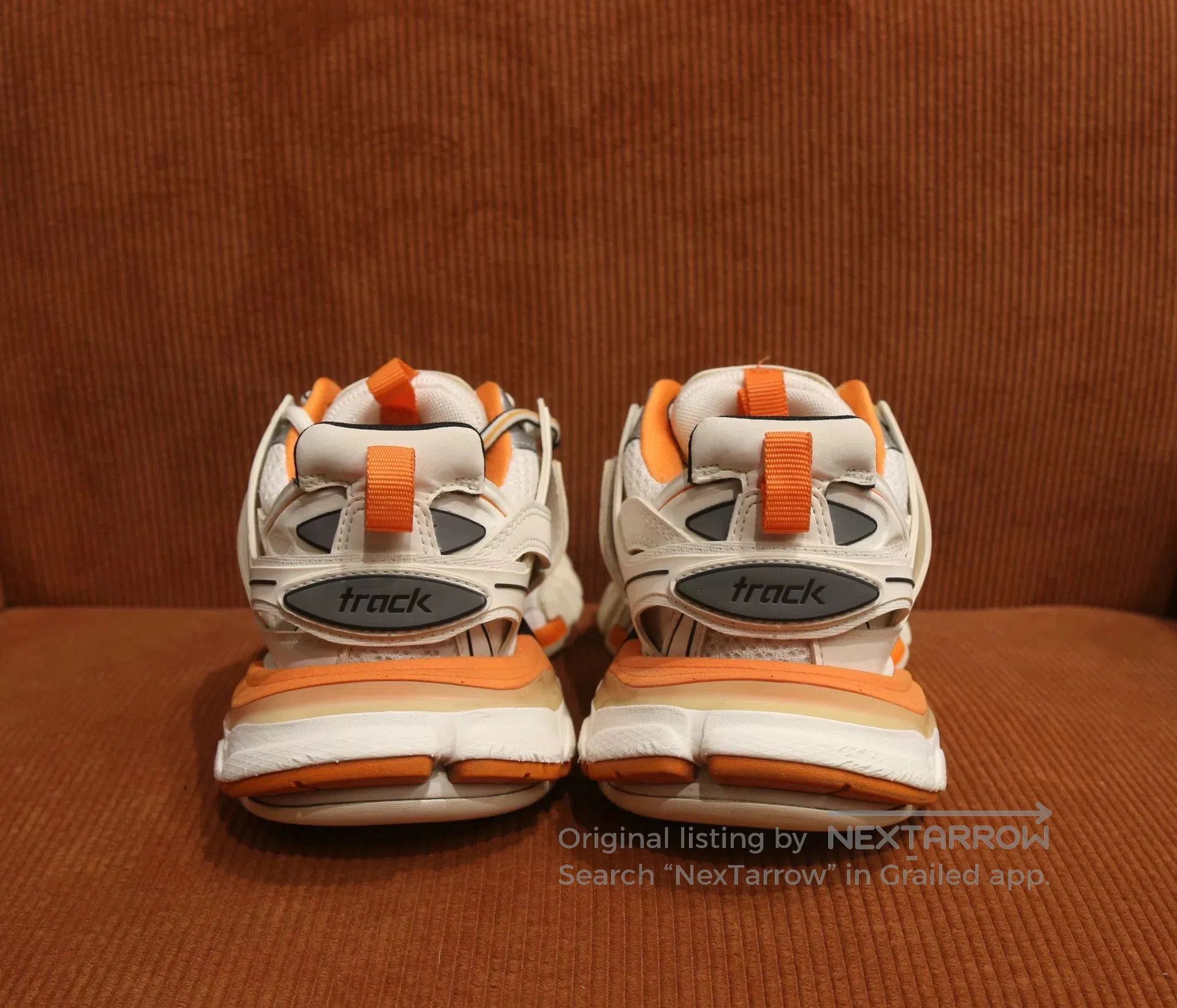 Balenciaga Balenciaga Track White Orange Sneakers. Size US 4 / IT 34 - 5 Thumbnail
