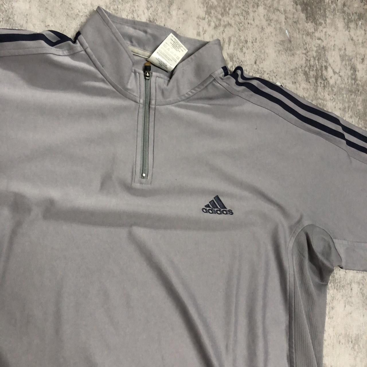Adidas Grey Adidas quarter zip top adidas Size US L / EU 52-54 / 3 - 2 Thumbnail