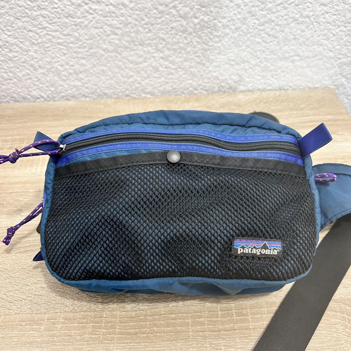 Outdoor Life x Patagonia Waist Bag/shoulder Bag Vintge 90S in Blue, Men's