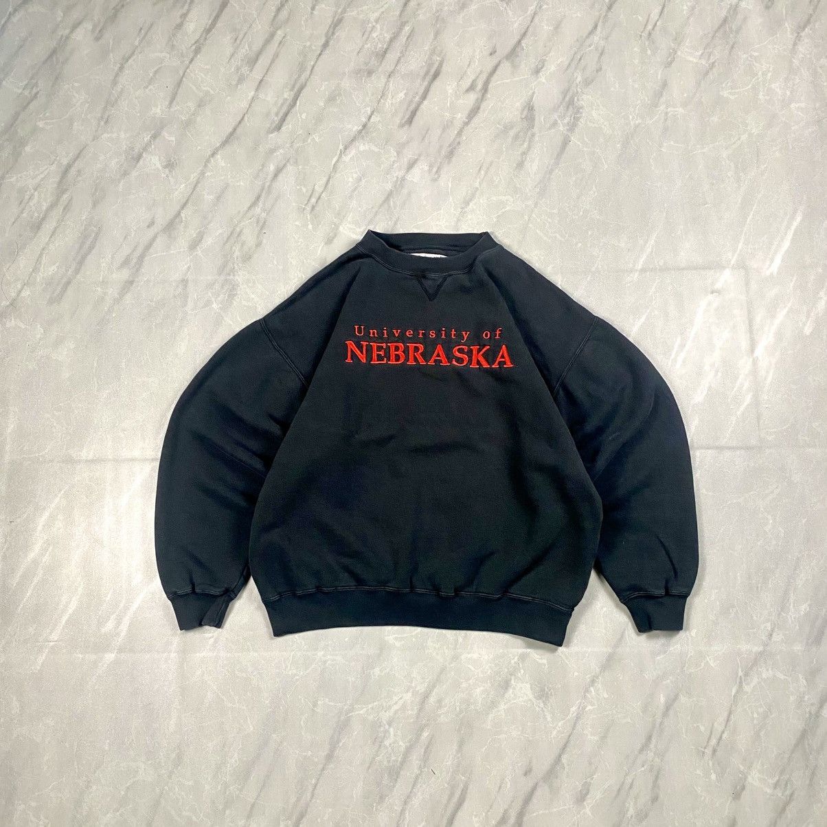 Other Rare Vintage y2k Nebraska University Boxy Crewneck Size US M / EU 48-50 / 2 - 1 Thumbnail
