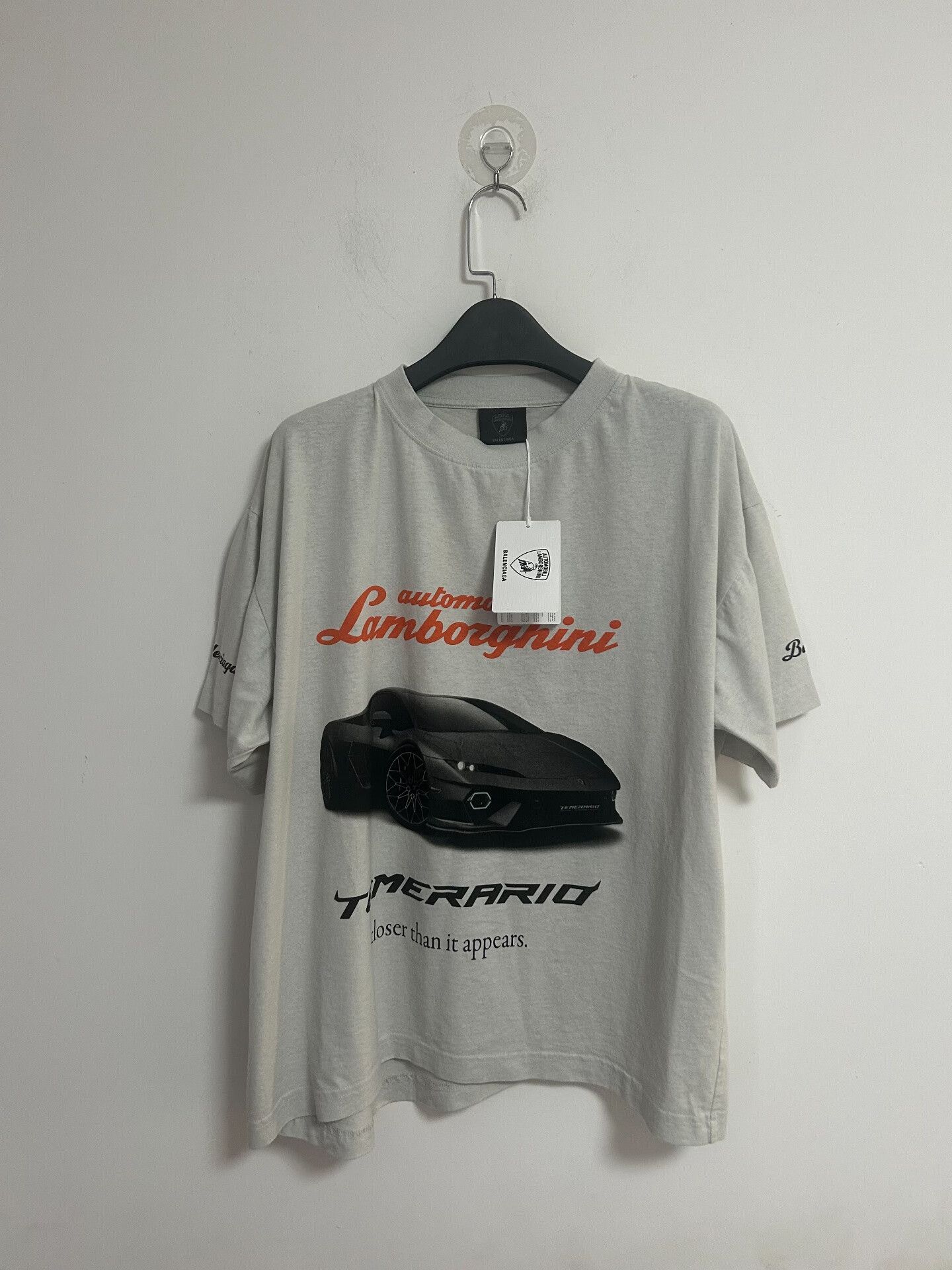 Balenciaga balenciaga lamborghini collaboration short sleeve t-shirt Size US S / EU 44-46 / 1 - 1 Thumbnail