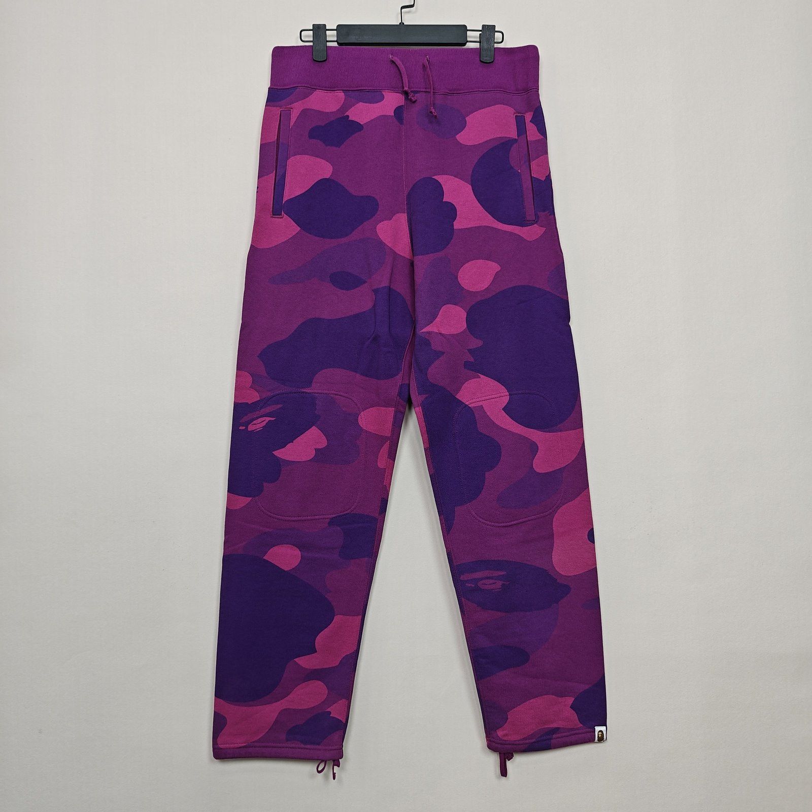 Bape A BATHING APE Purple Camo Sweatpants Size M Size US 32 / EU 48 - 1 Thumbnail