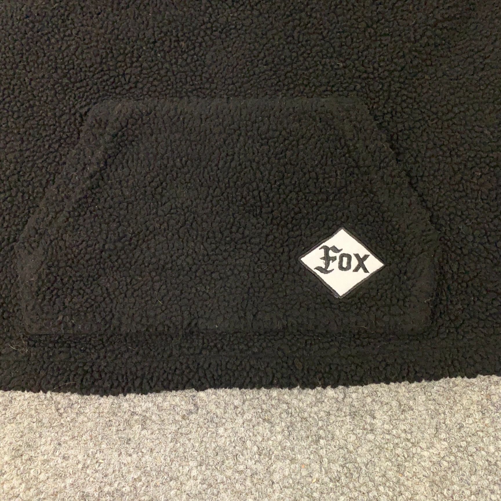 Fox Racing Fox Hoodie Womens Large Black Sherpa Fleece 1/4 Zip Sweatshirt Motocross Size L / US 10 / IT 46 - 4 Thumbnail