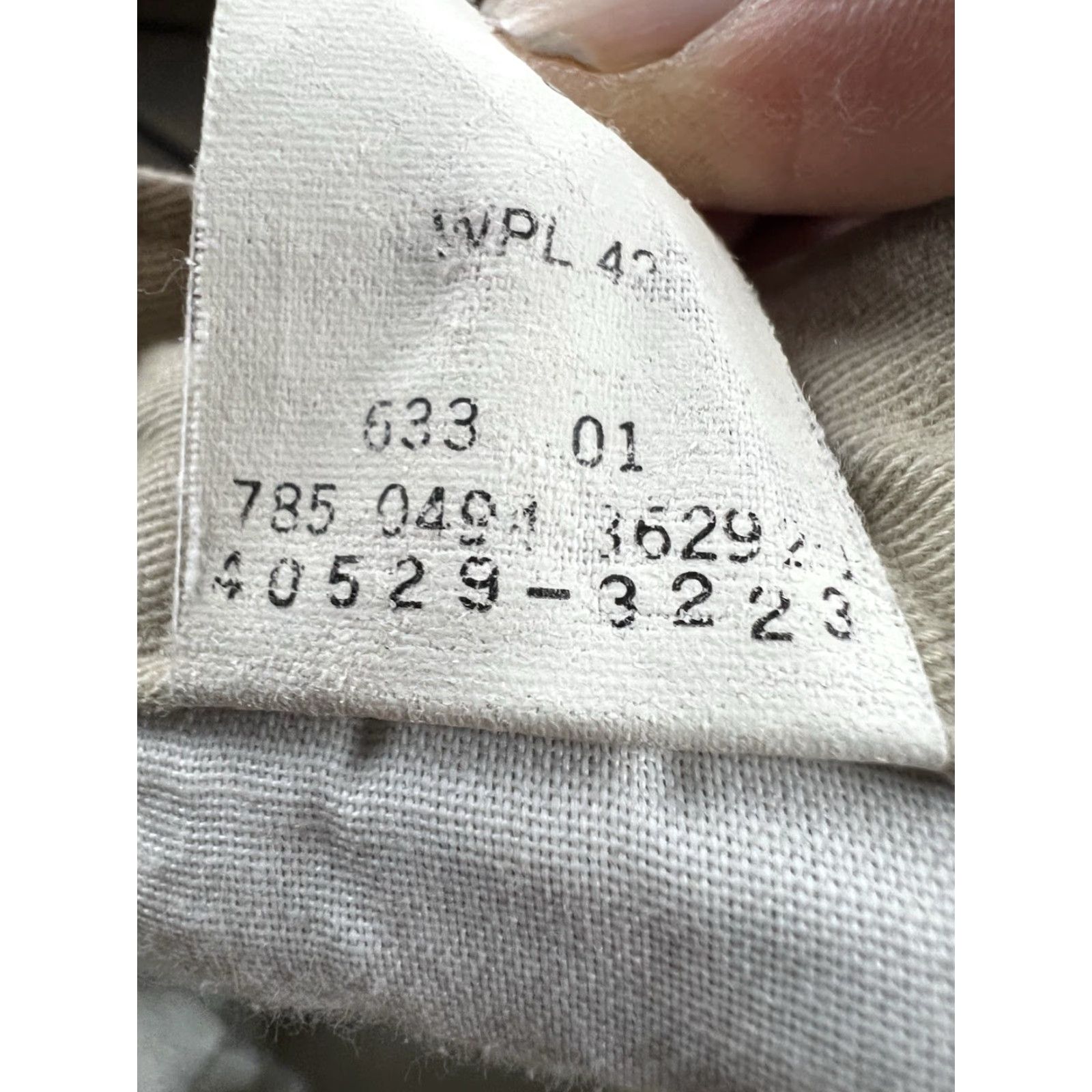Dockers VINTAGE Dockers Pants Mens 33x32 Beige Pleated Preppy Office 1990s Khakis Straight Inseam 32 Mens Size US 33 - 3 Thumbnail