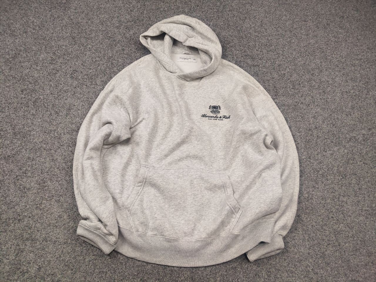 Abercrombie & Fitch Abercrombie & Fitch Logo oversized fleece Hoodie Vintage Size US L / EU 52-54 / 3 - 2 Thumbnail
