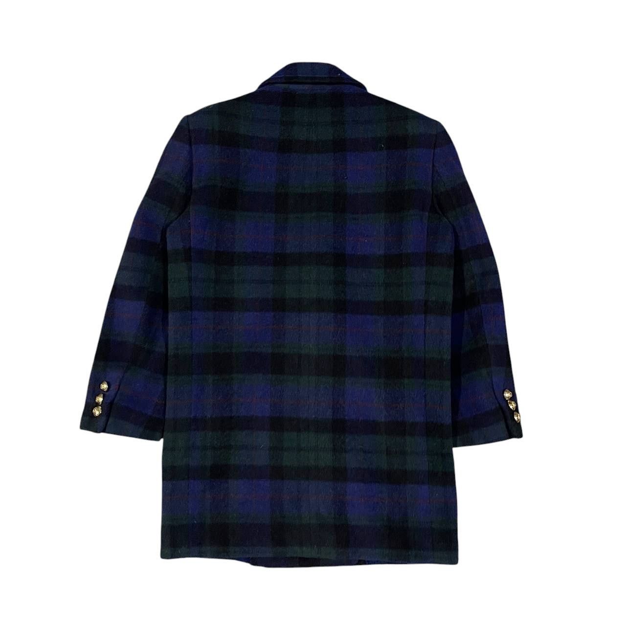 Burberry Vintage Burberry Checkered Wool Coat Double Breasted Size S / US 4 / IT 40 - 10 Thumbnail