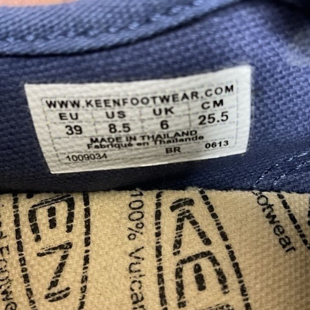 KEEN NWT Keen Vulcanized Canvas Sneakers Women Size 8.5 Navy Blue Size US 8.5 / IT 38.5 - 2 Thumbnail