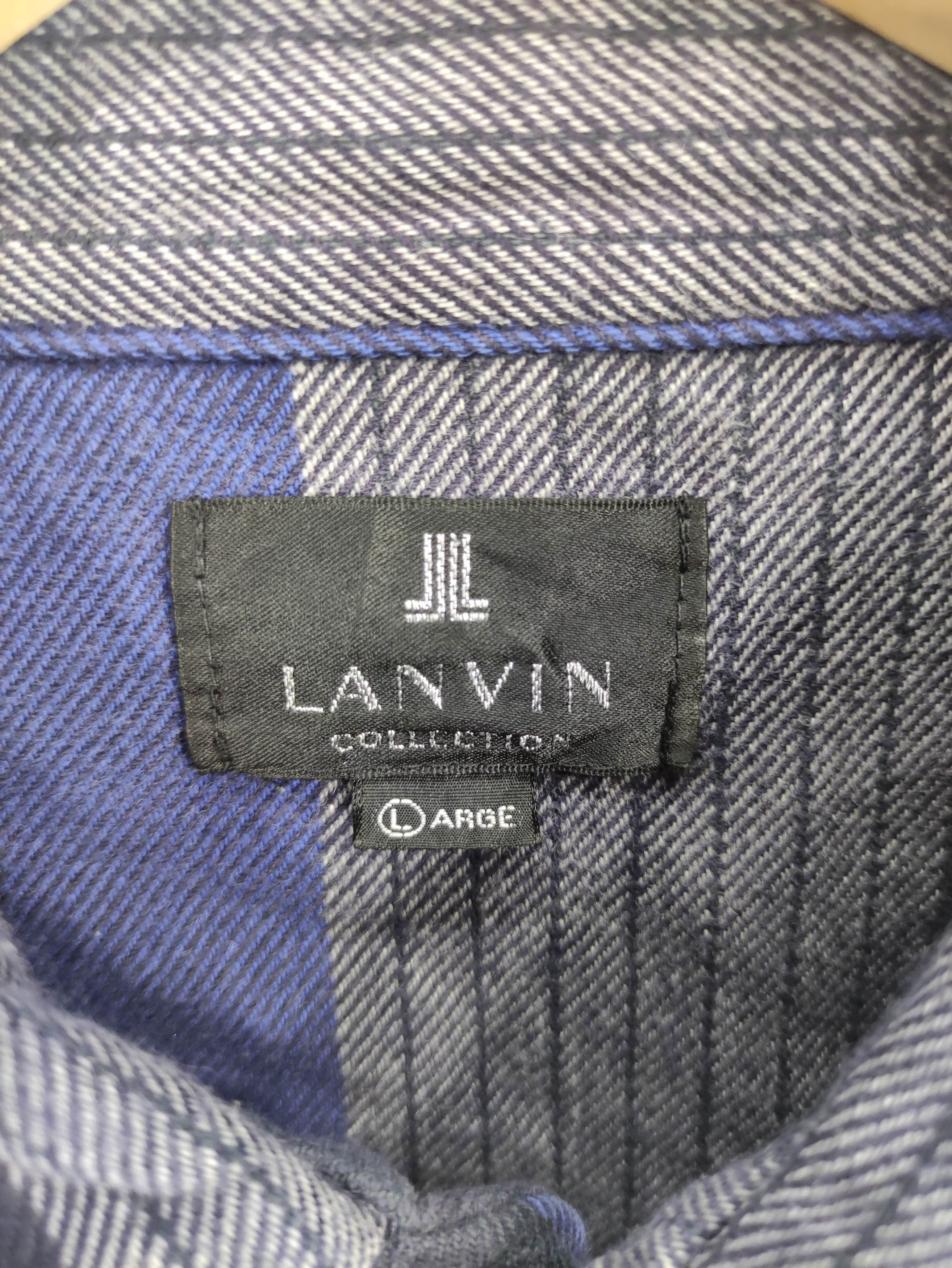 Lanvin Vintage Lanvin Striped Shirt Button Up Long Sleeve Size US L / EU 52-54 / 3 - 4 Thumbnail