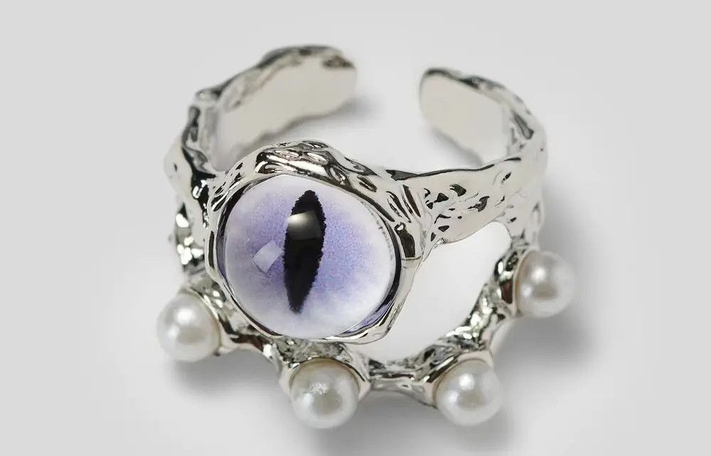 Designer × Japanese Brand × Vintage Devil's Eye Ring Size ONE SIZE - 2 Thumbnail