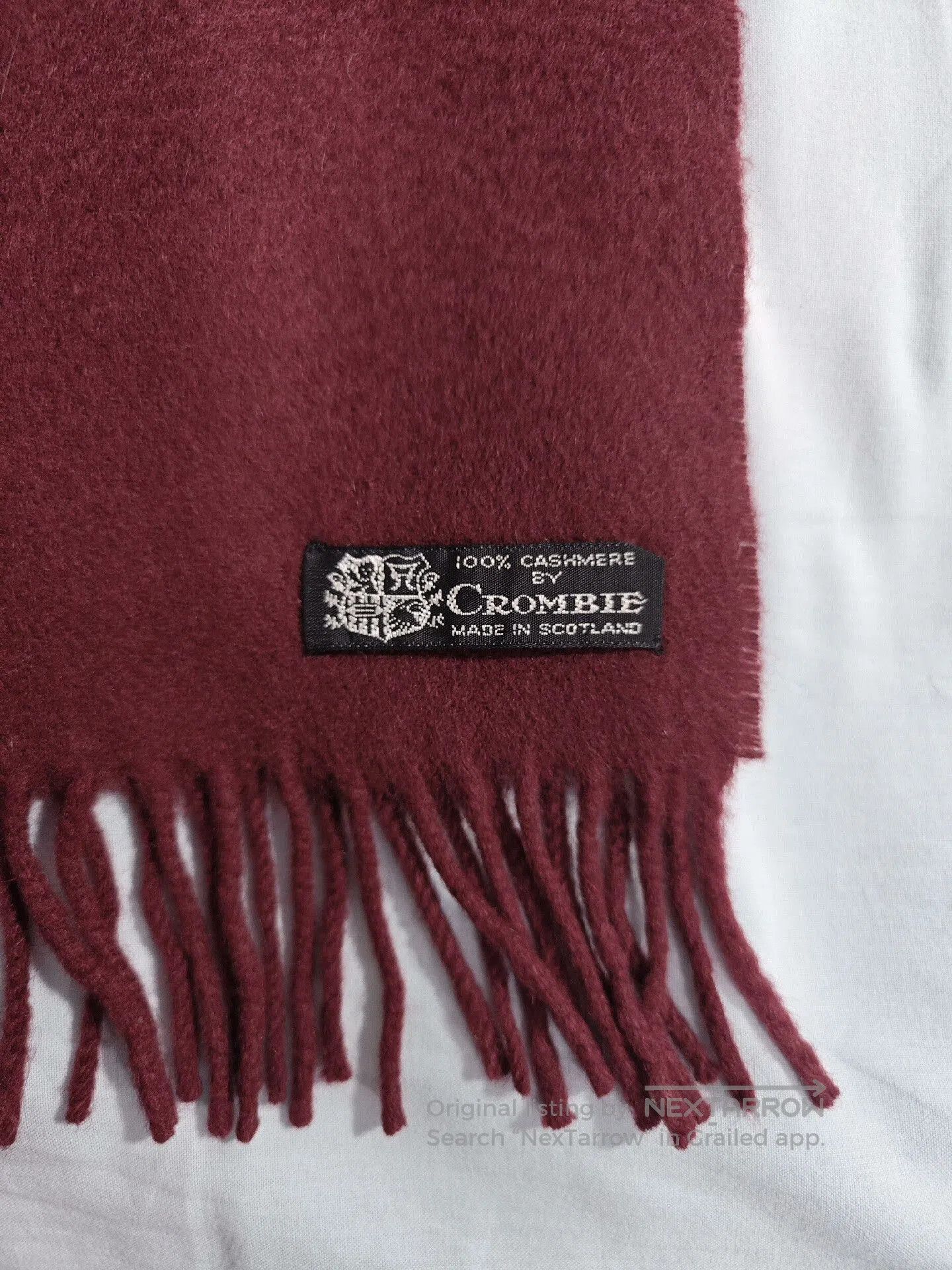 Johnstons Of Elgin Crombie Scottish Cashmere Scarf. Size ONE SIZE - 3 Thumbnail