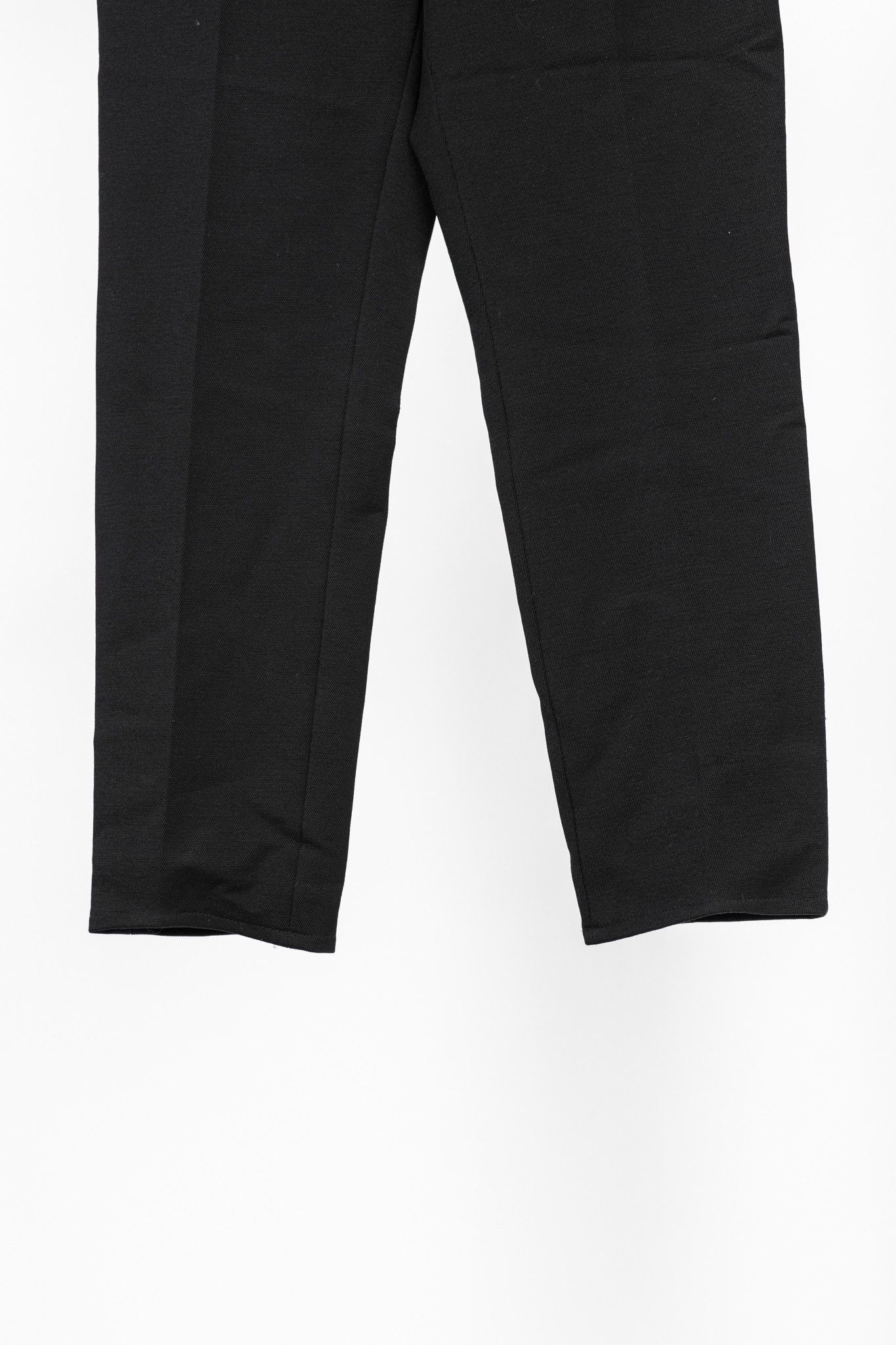 Jil Sander Jil Sander Black Wool-Blend Twill Slim Ankle-Length Trousers Size 27" / US 4 / IT 40 - 5 Thumbnail