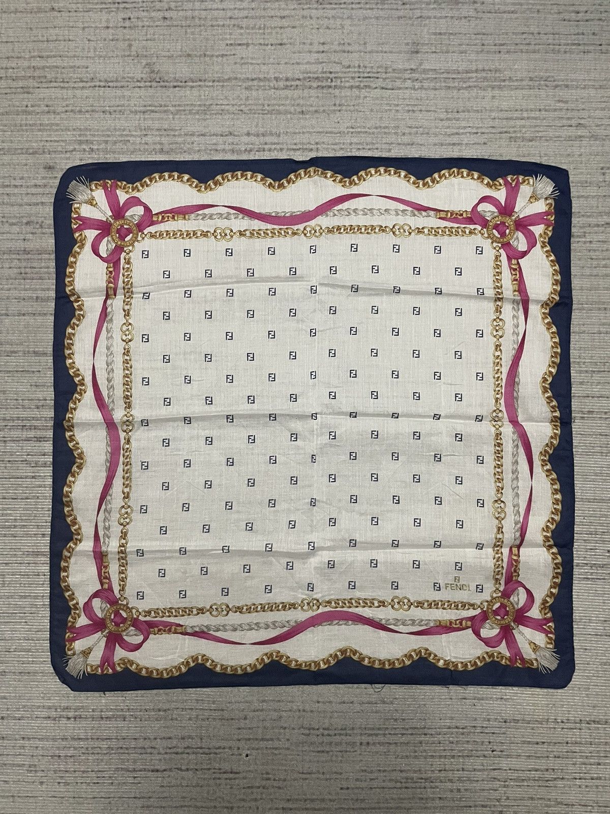 Fendi Vintage Fendi Handkerchief Bandana Size ONE SIZE - 1 Thumbnail