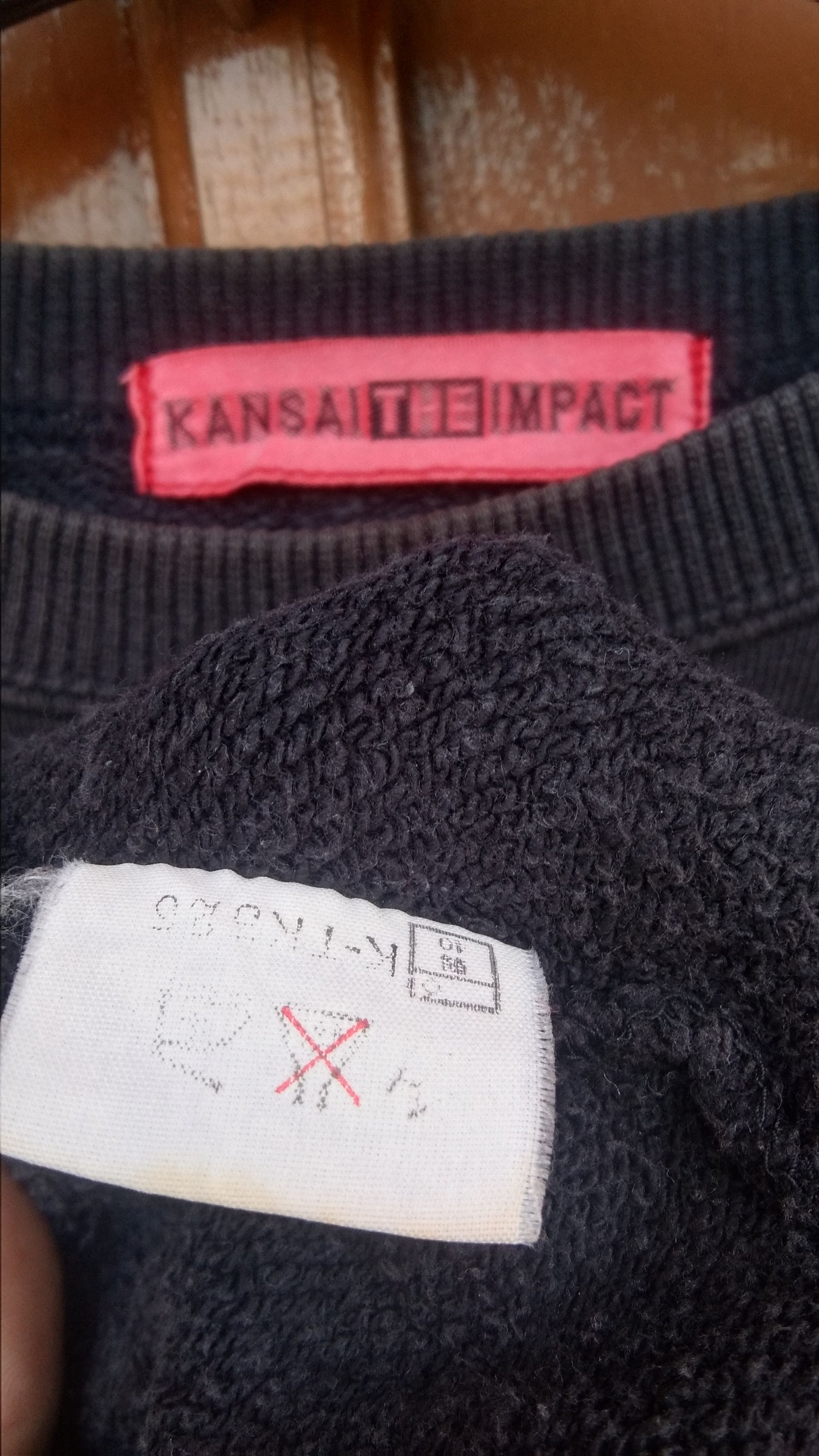 Kansai Yamamoto Vtg kansai impact faded sweater Size US M / EU 48-50 / 2 - 6 Thumbnail