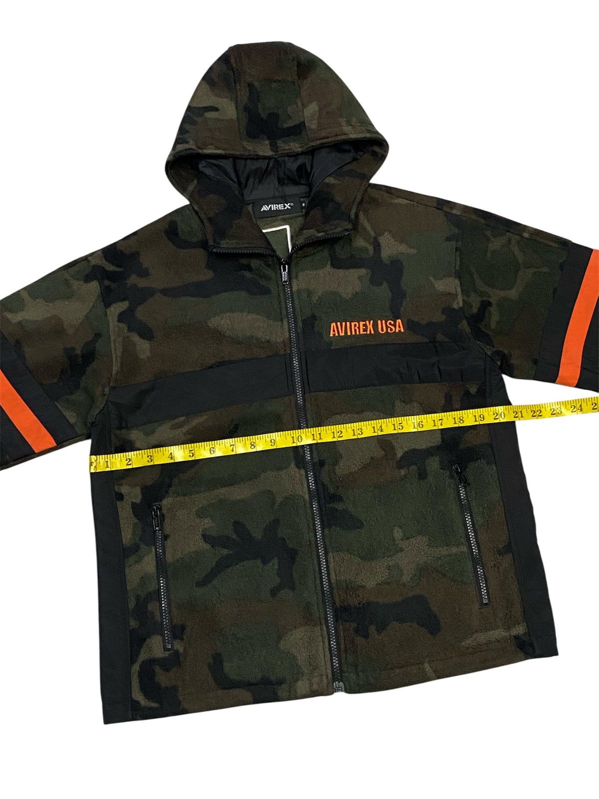 Avirex Avirex Camo Big Logo Fleece Zipper Hoodie Jacket Size US M / EU 48-50 / 2 - 13 Thumbnail