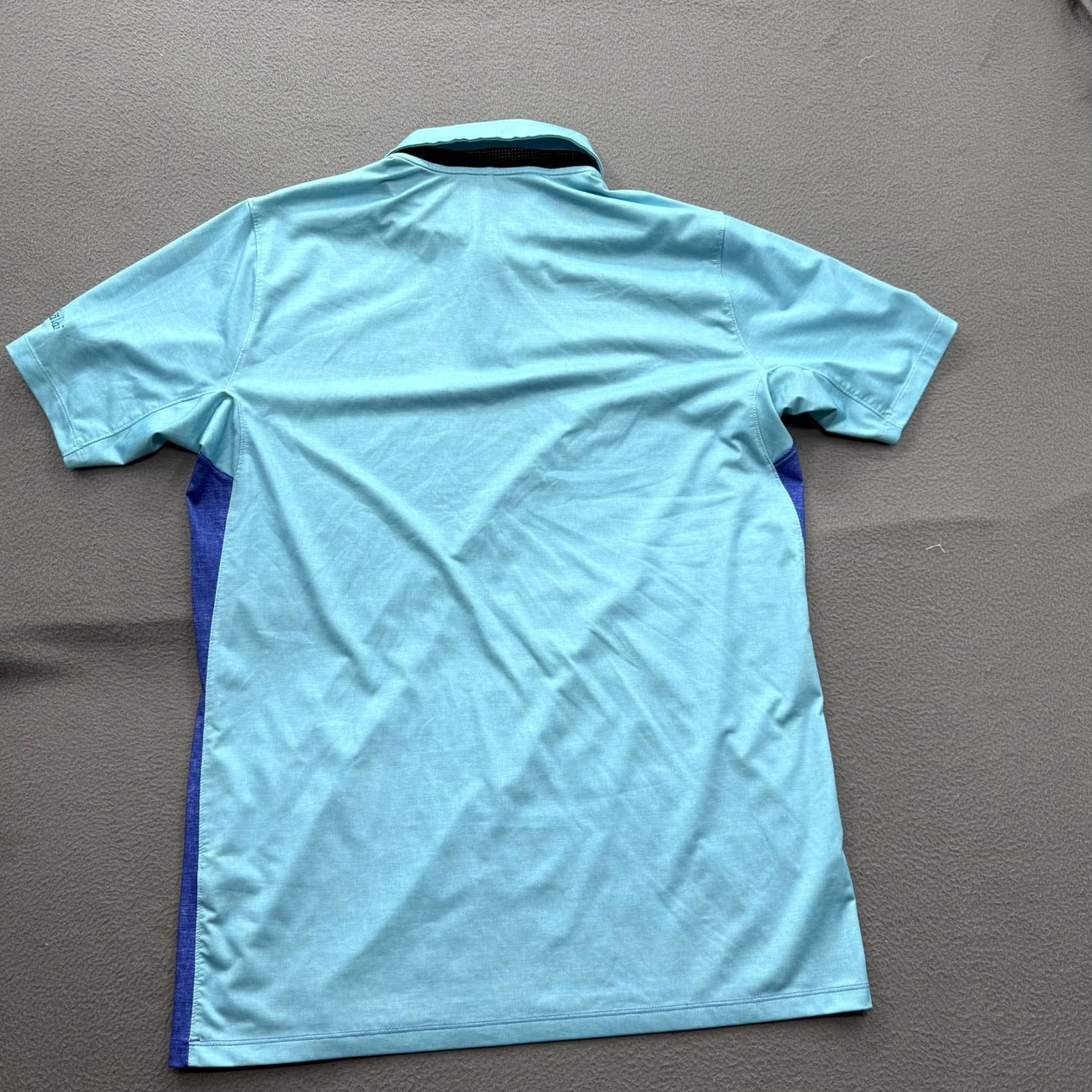 Nike Nike Golf Polo Shirt Mens Medium Blue Teal Gradient Dri-FIT Hualalai Size US M / EU 48-50 / 2 - 2 Thumbnail