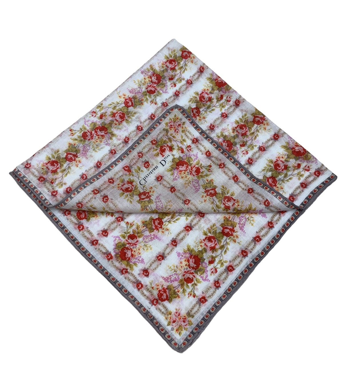 Designer Christian Dior Handkerchief Bandana Size ONE SIZE - 2 Thumbnail