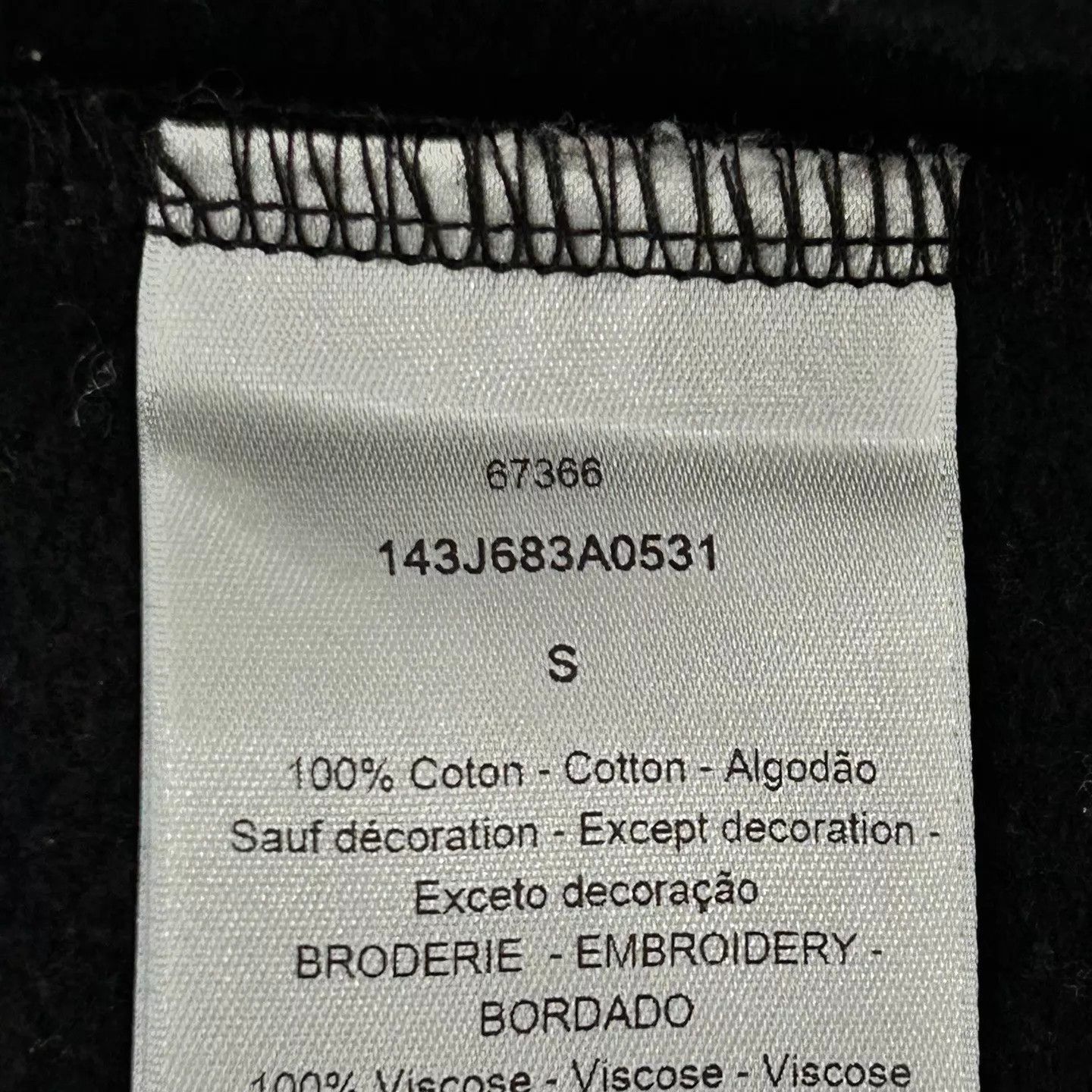 Dior DIOR x KENNY SCHARF Men's Black hoodie Size US S / EU 44-46 / 1 - 4 Thumbnail