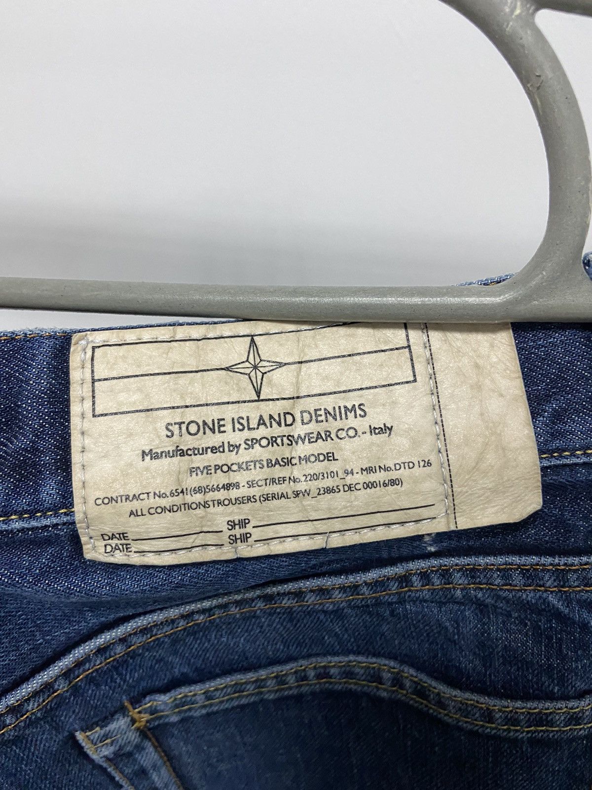 Stone Island × Vintage Stone Island Denims Selvedge Vintage jeans Pants Distressed Size US 28 / EU 44 - 6 Thumbnail