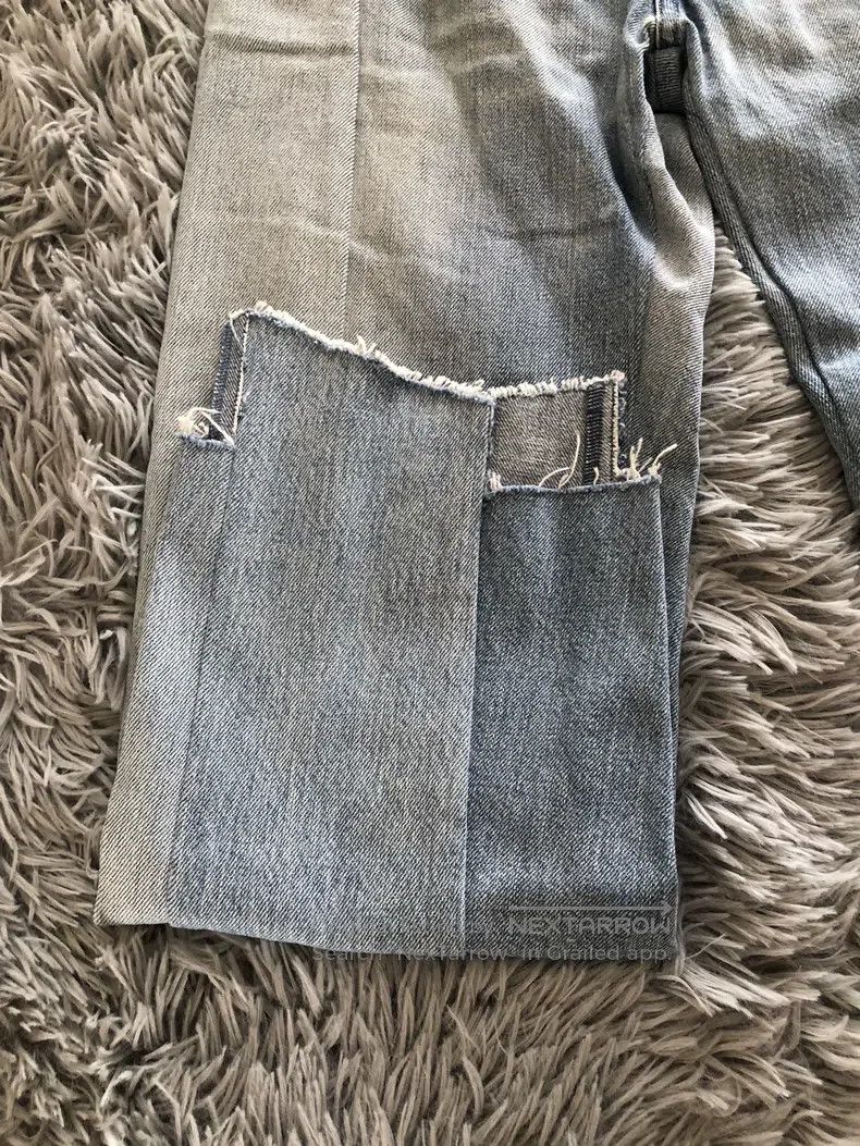 Vetements Vetements size XS Blue patchwork jeans Size US 27 - 4 Thumbnail